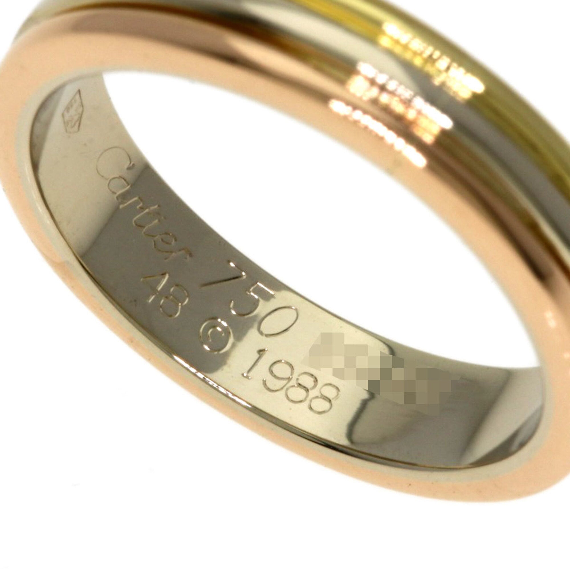 Cartier Yellow Gold (18K) Pink Gold (18K) White Gold (18K) Band Ring (Pre-Owned)