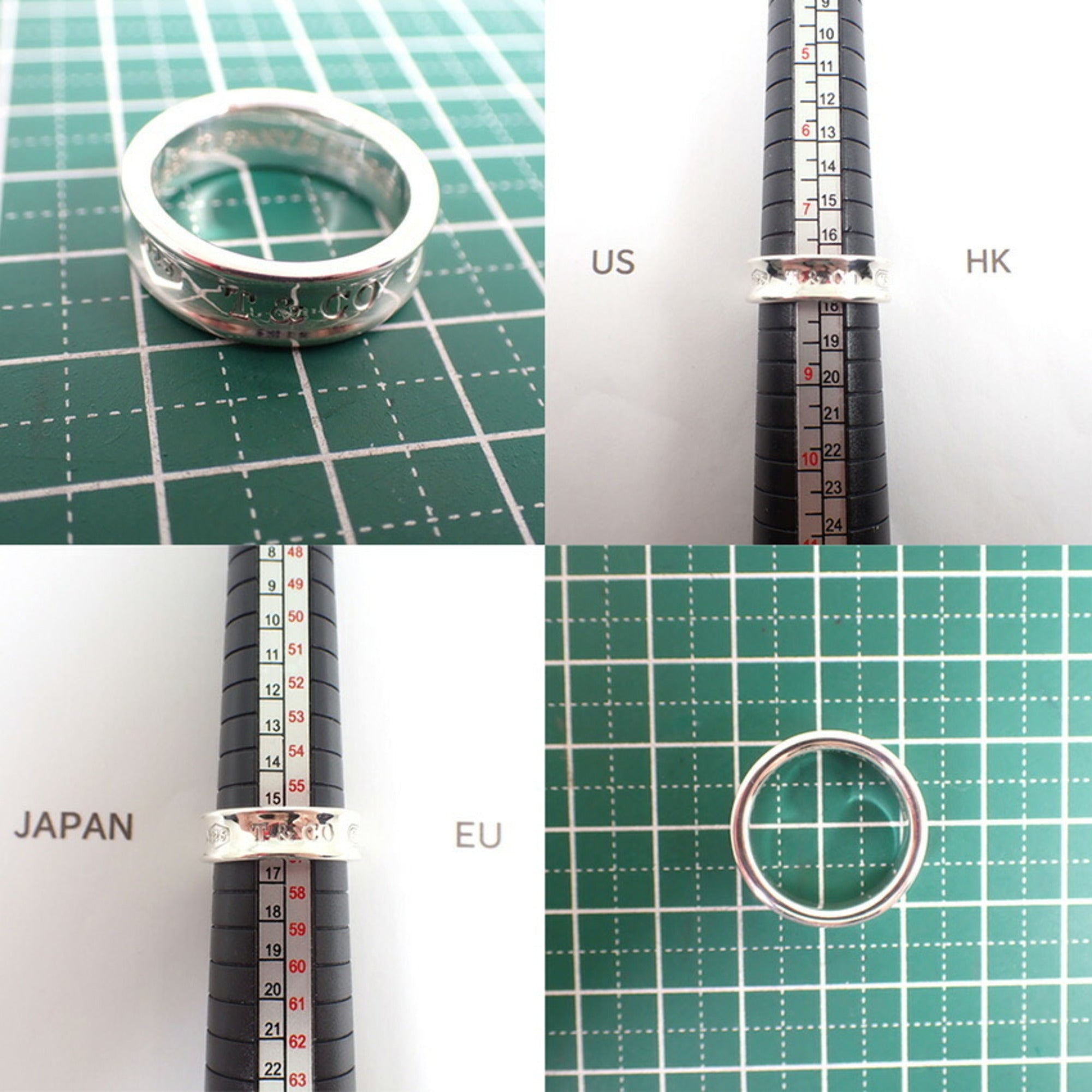 Tiffany Sterling Silver 925 Band Ring (Pre-Owned)