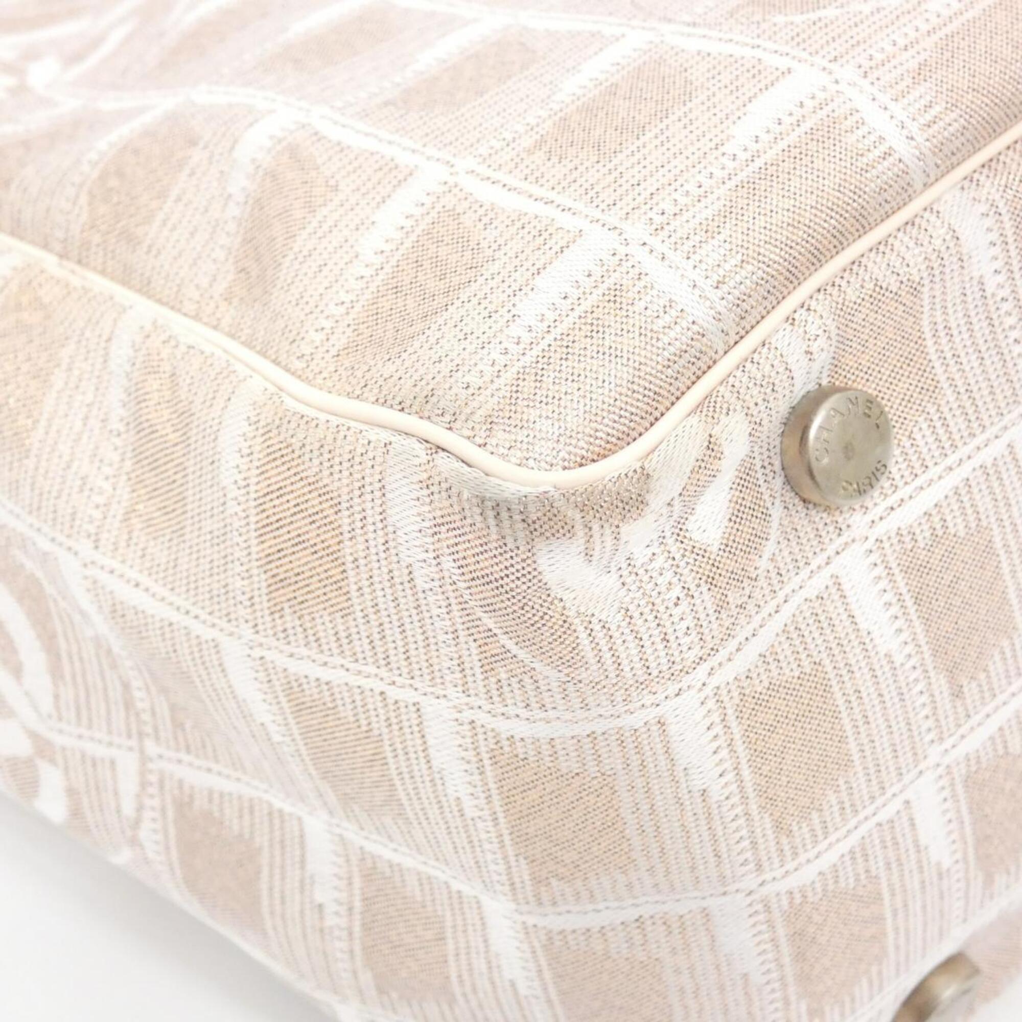 Chanel Gold Nylon Handbag (Pre-Owned)