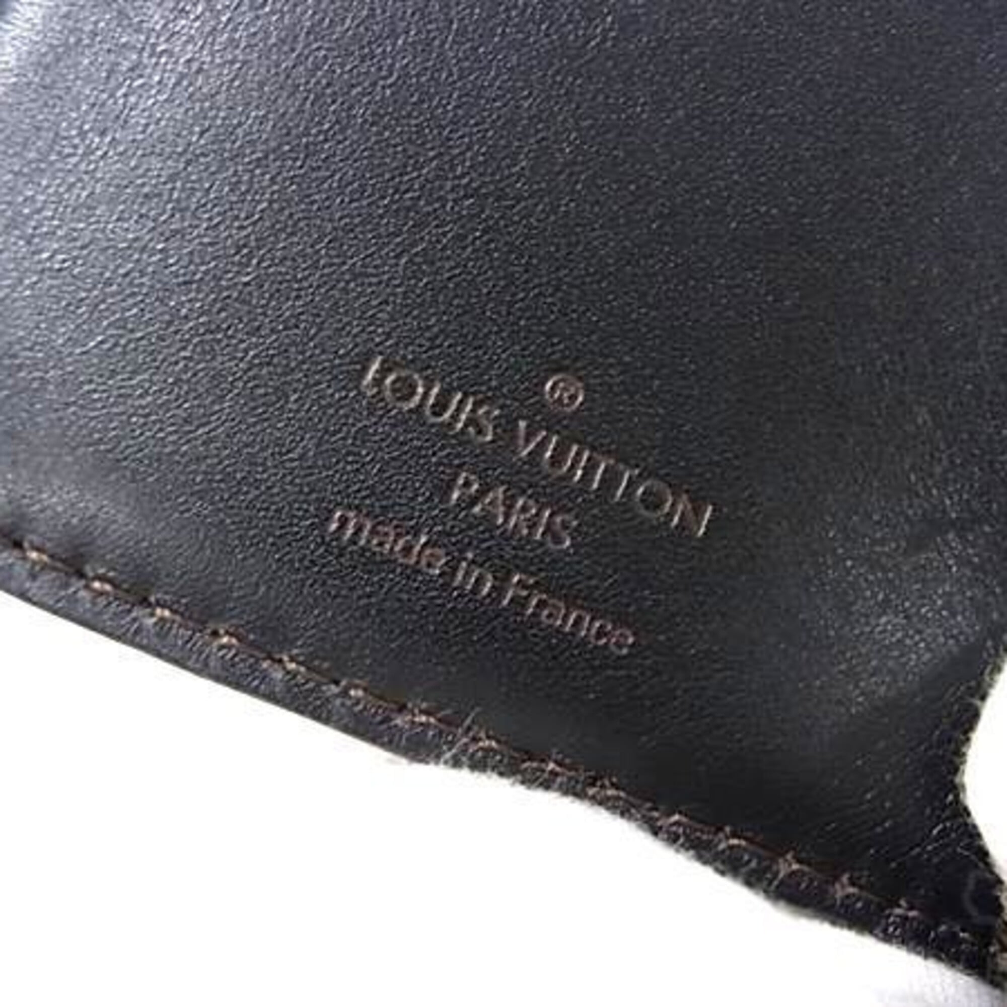 Louis Vuitton Coffee Dark Brown Utah Leather Long Wallet (Bi-Fold) (Pre-Owned)