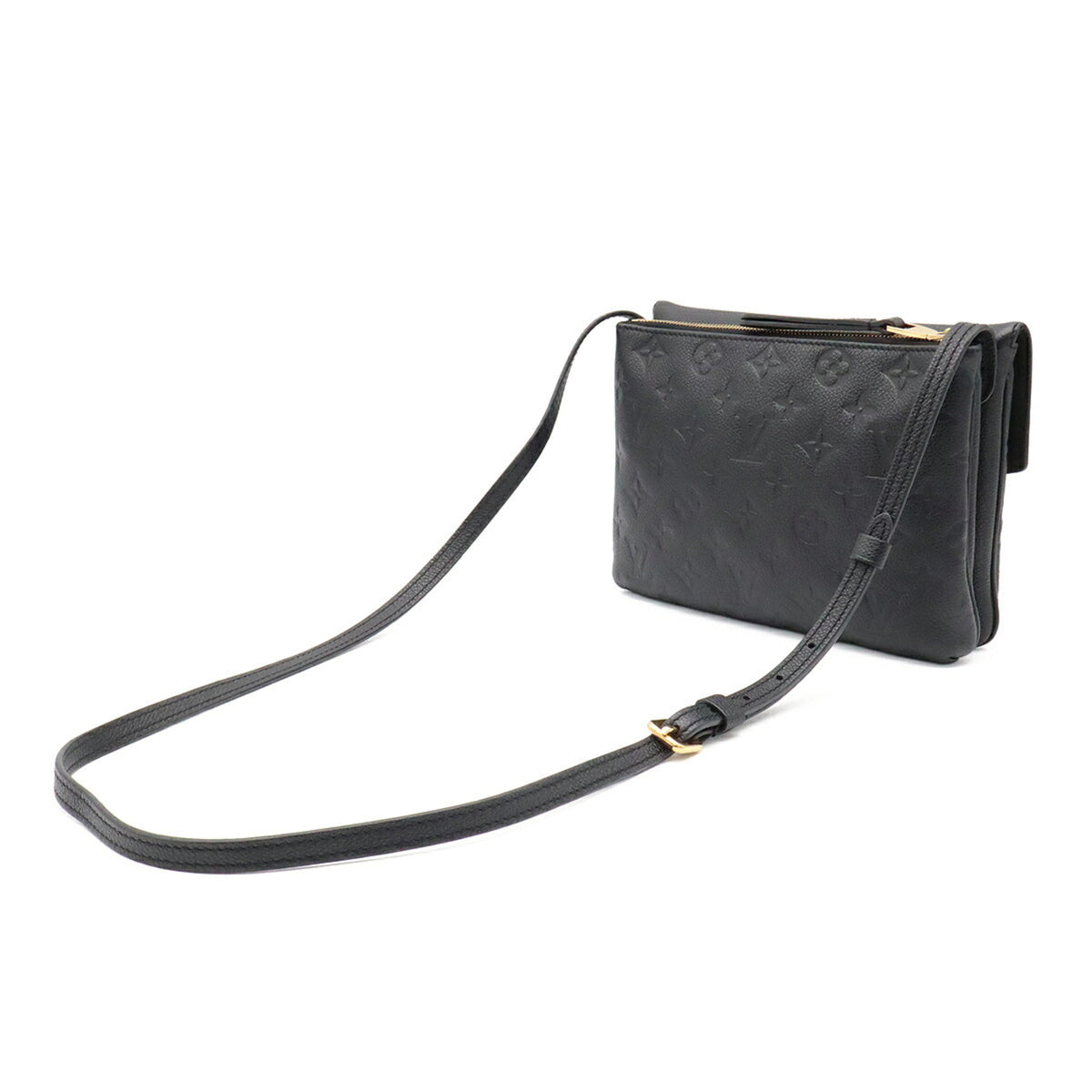Louis Vuitton Noir Monogram Empreinte Leather Pochette Shoulder Bag (Pre-Owned)