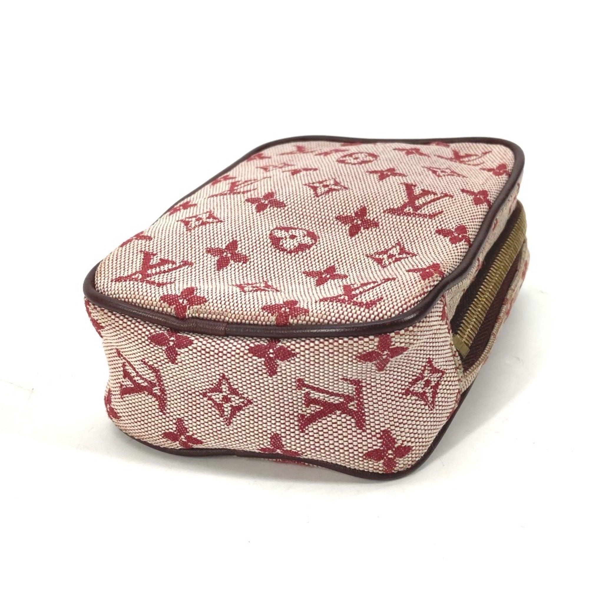 Louis Vuitton Monogram Mini Cherry Red Color Monogram Mini Pouch (Pre-Owned)