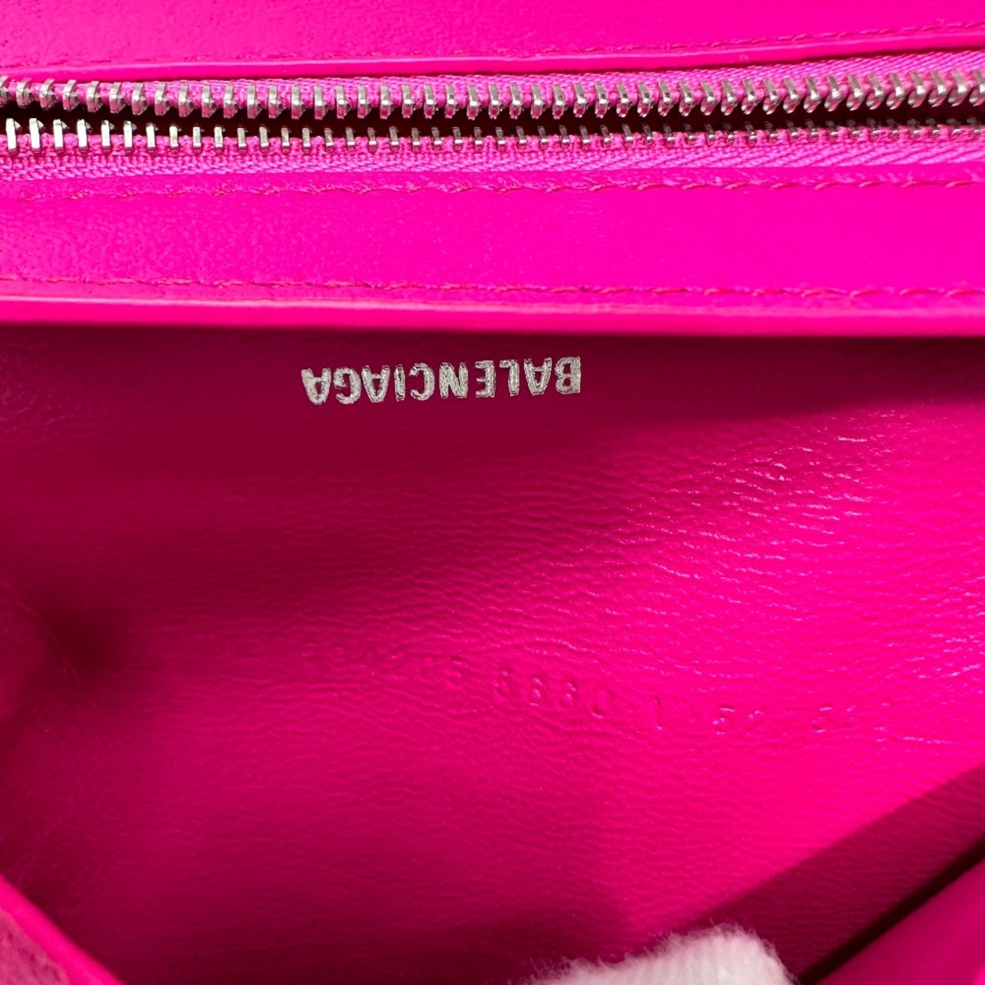 Balenciaga Pink Leather Wallet (Bi-Fold) (Pre-Owned)