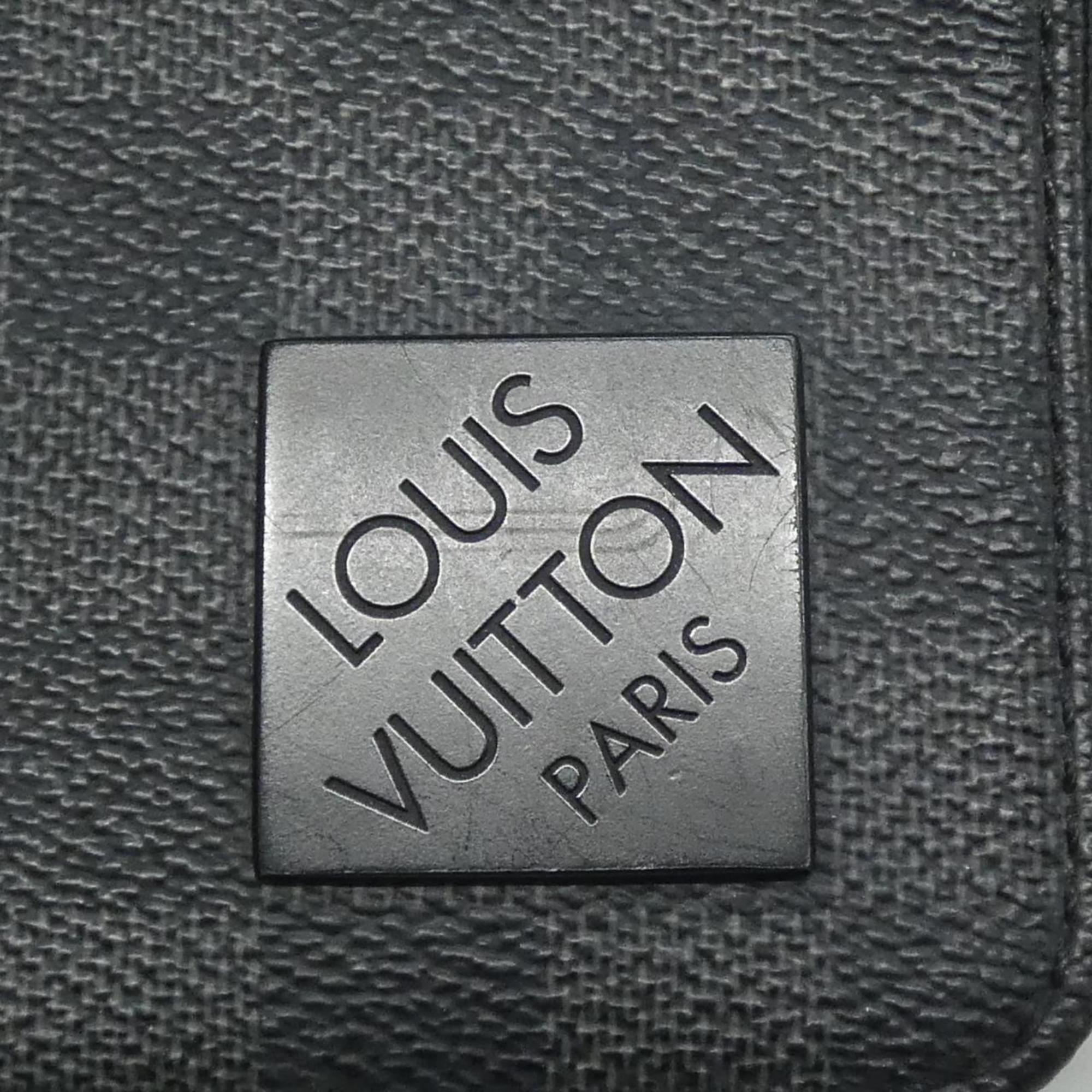 Louis Vuitton Graphite Coated Canvas Shoulder Bag (Pre-Owned)