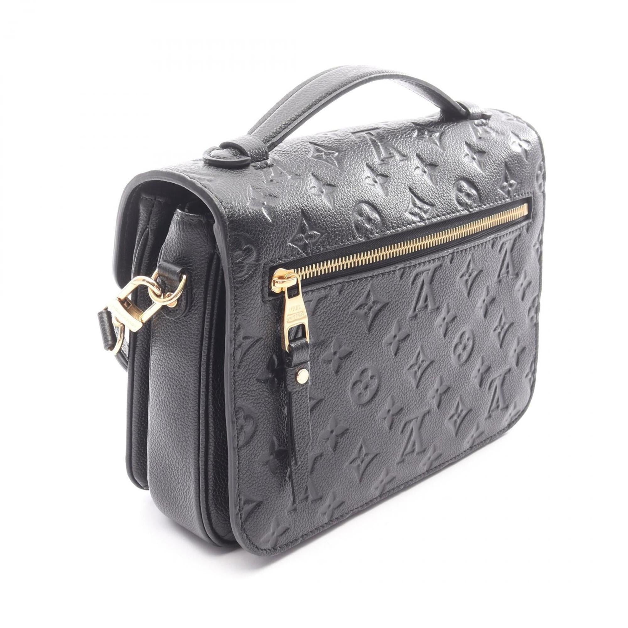 Louis Vuitton Black Monogram Monogram Empreinte Leather Handbag Pochette (Pre-Owned)