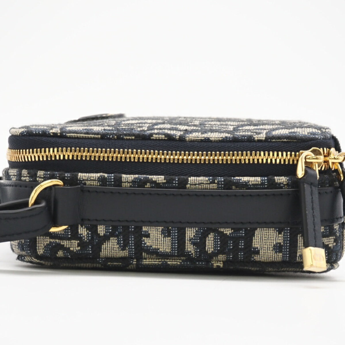 Christian Louboutin Navy Canvas Shoulder Bag (Pre-Owned)