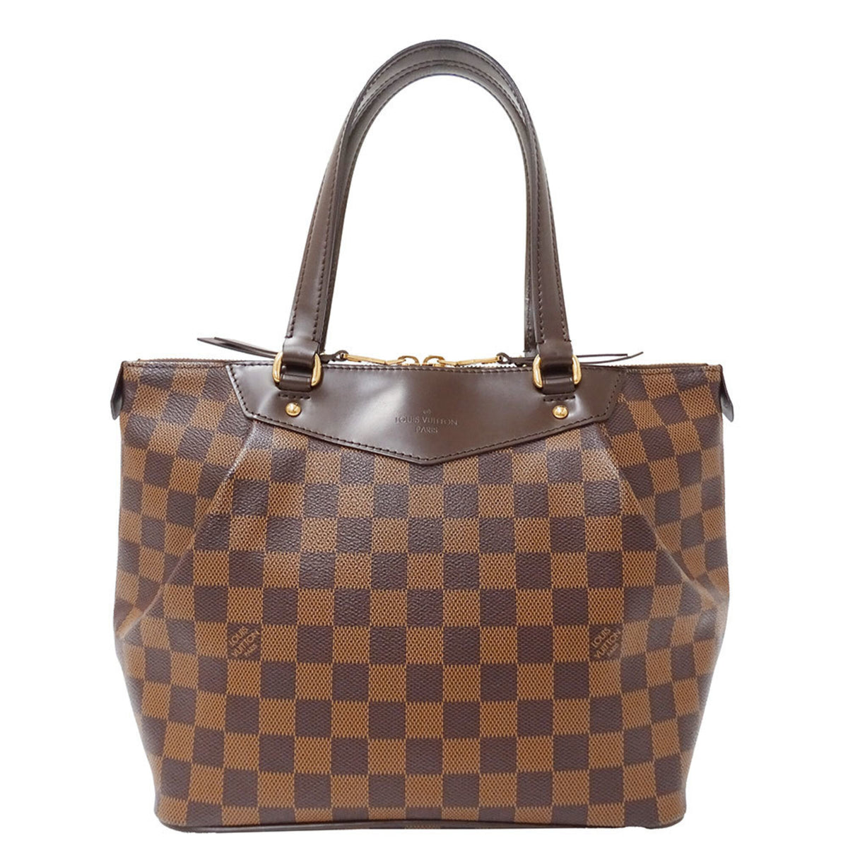 Louis Vuitton Brown Damier Canvas Tote Bag (Pre-Owned)
