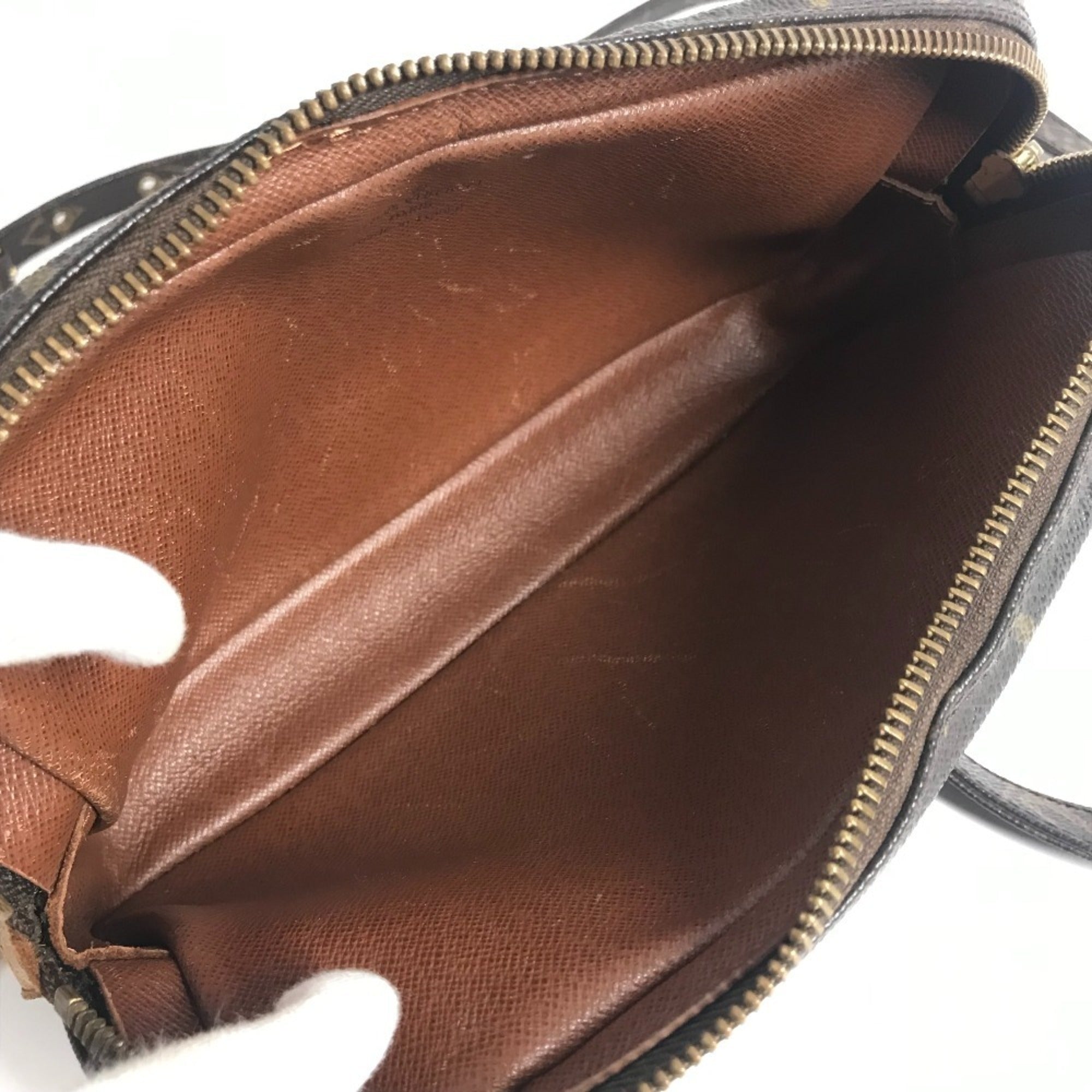 Louis Vuitton Brown Monogram Canvas Pochette Shoulder Bag (Pre-Owned)