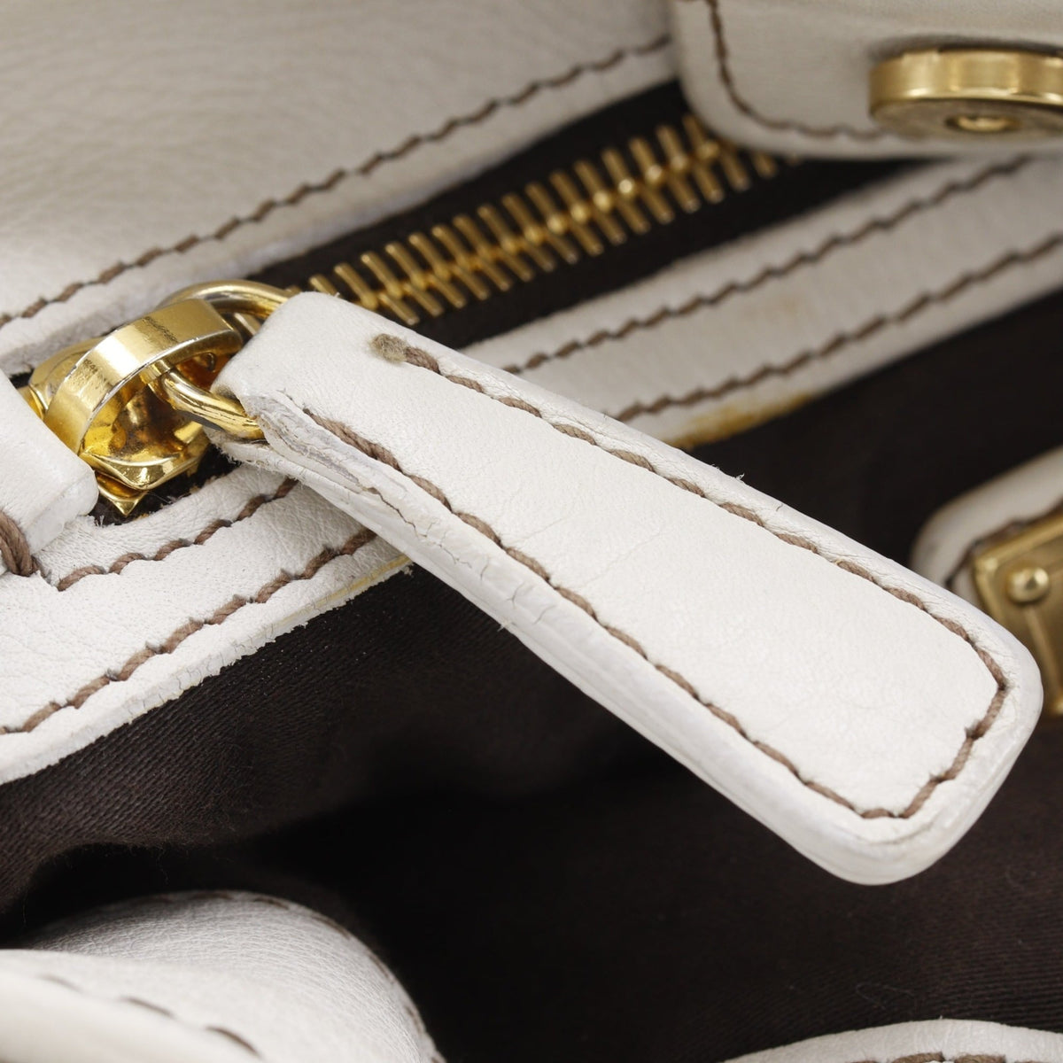 Miu Miu Leather Shoulder Bag (Pre-Owned)