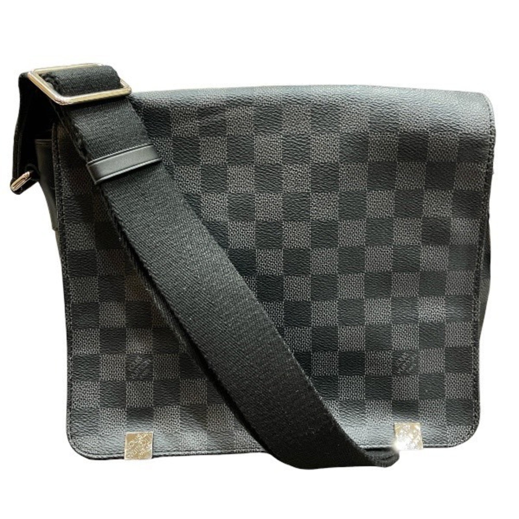 Louis Vuitton Black Handbag Shoulder Bag (Pre-Owned)