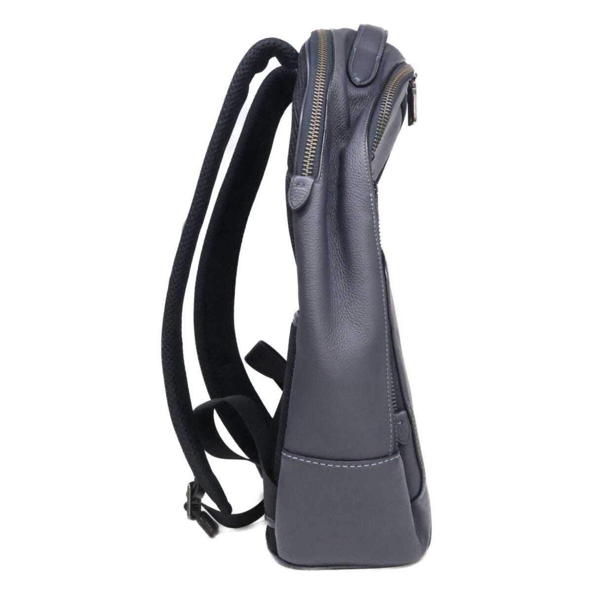 Coach Navy Leather Backpack (Pre-Owned)