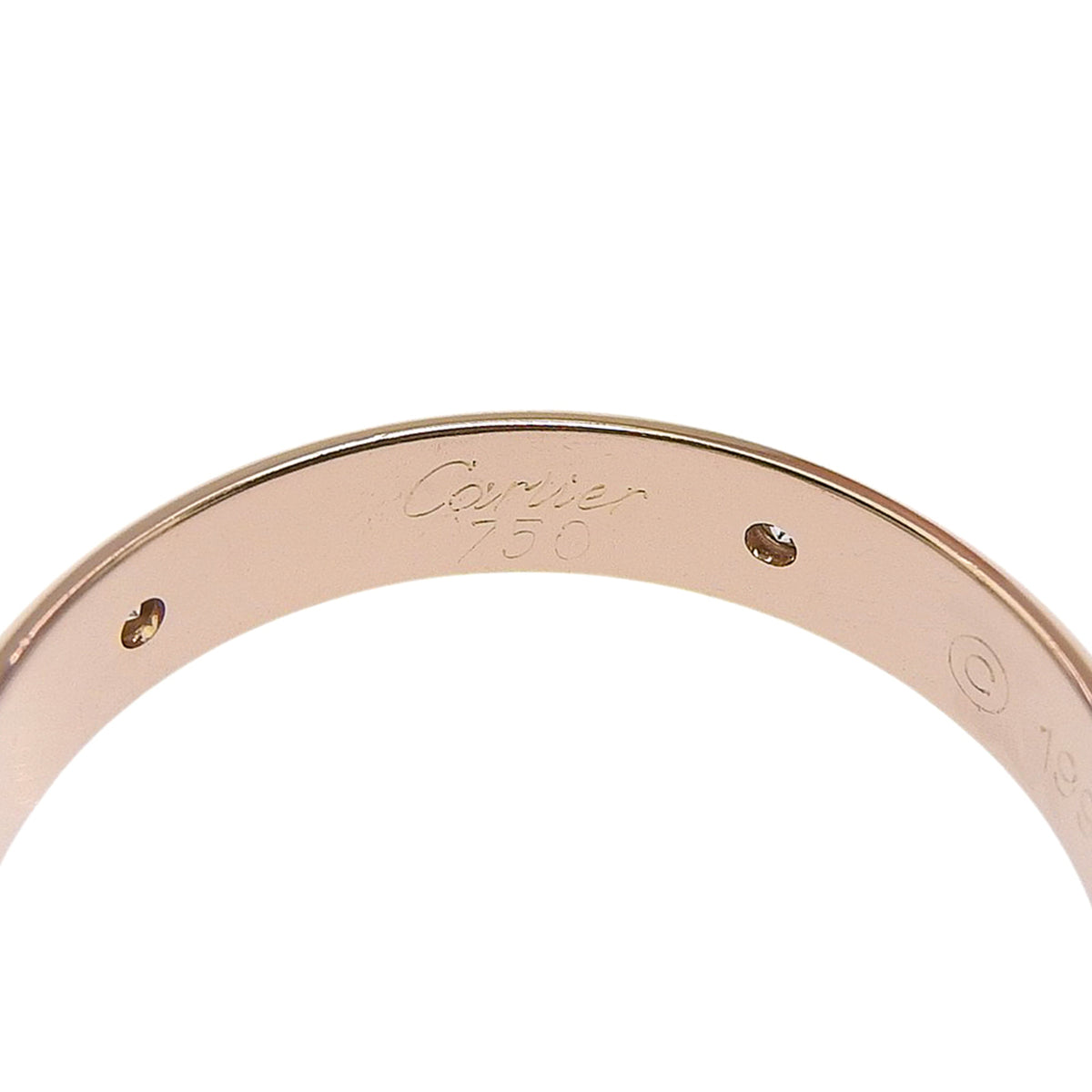 Cartier Trinity Pink White Yellow Band Ring (Pre-Owned)