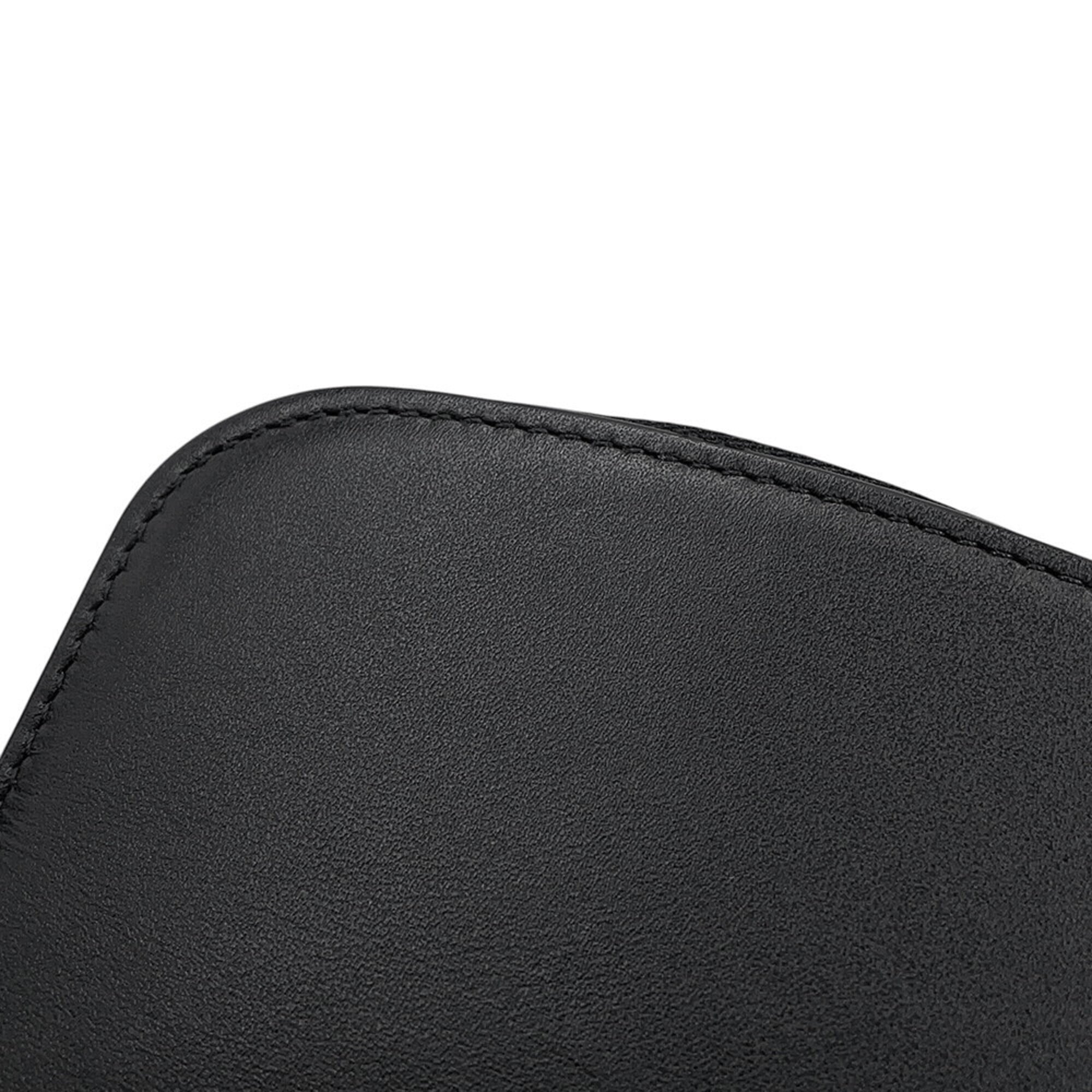 Loewe Black Leather Handbag Shoulder Bag (Pre-Owned)