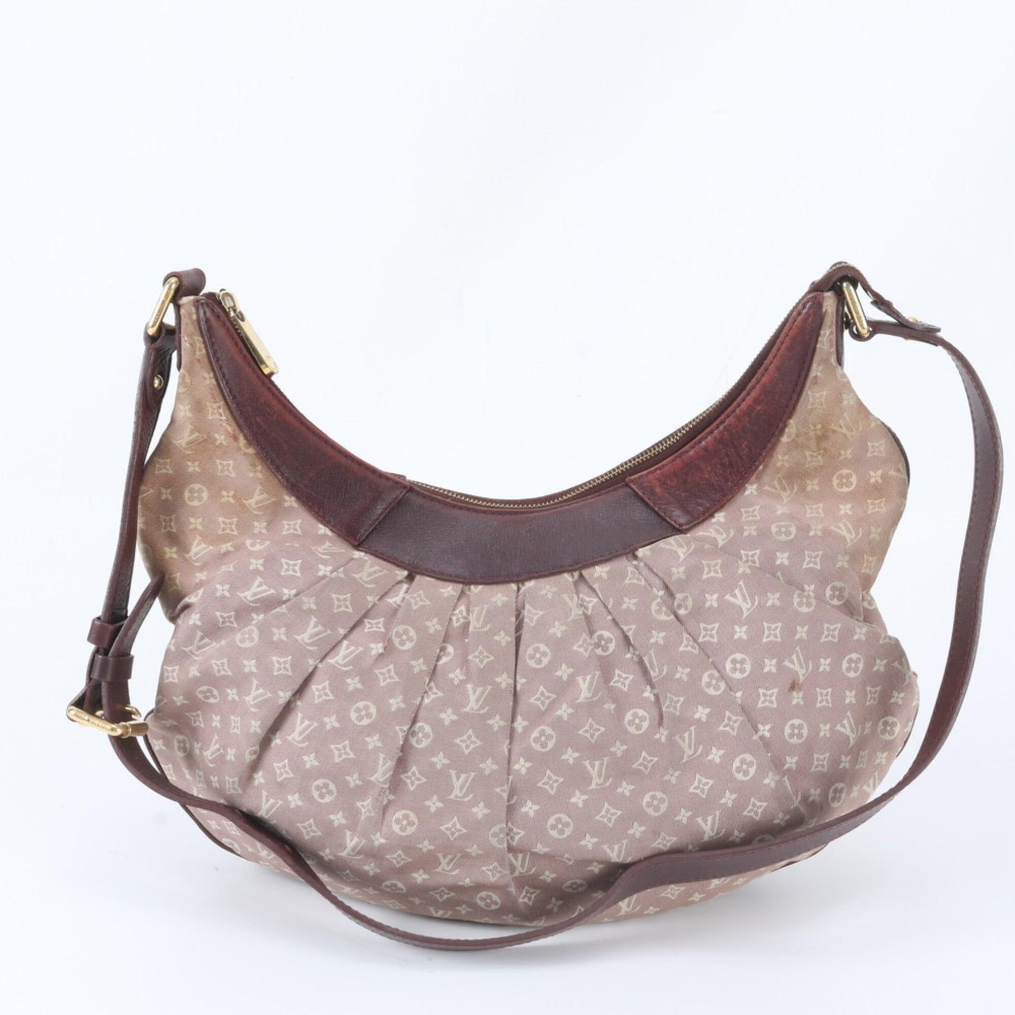 Louis Vuitton Monogram Sepia Leather Canvas Shoulder Bag (Pre-Owned)