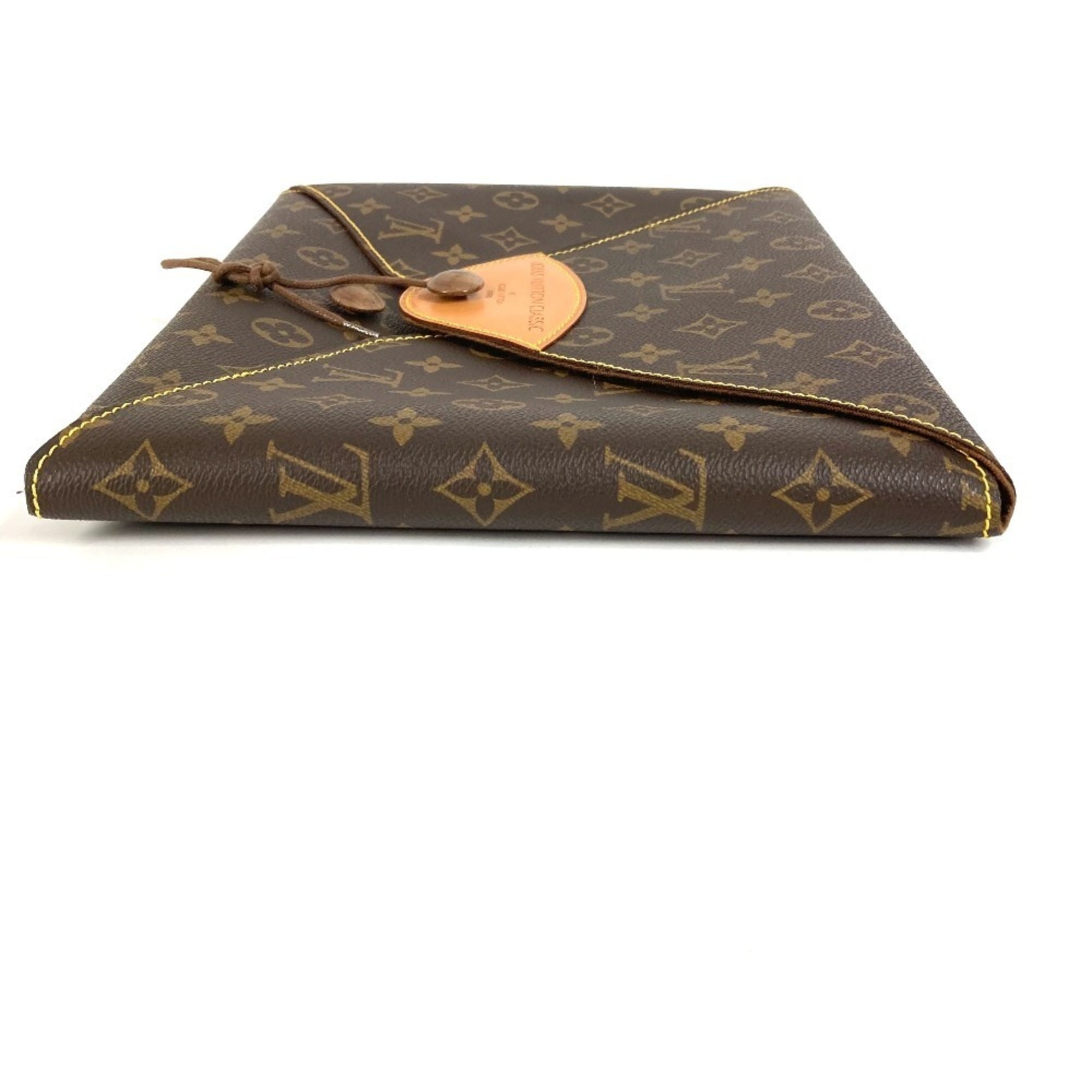 Louis Vuitton Monogram Brown Monogram Clutch Bag (Pre-Owned)