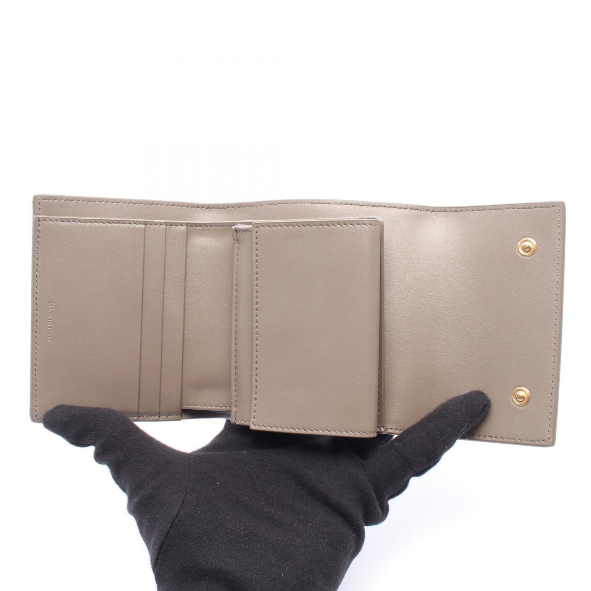 Celine Beige Leather Wallet (Tri-Fold) (Pre-Owned)