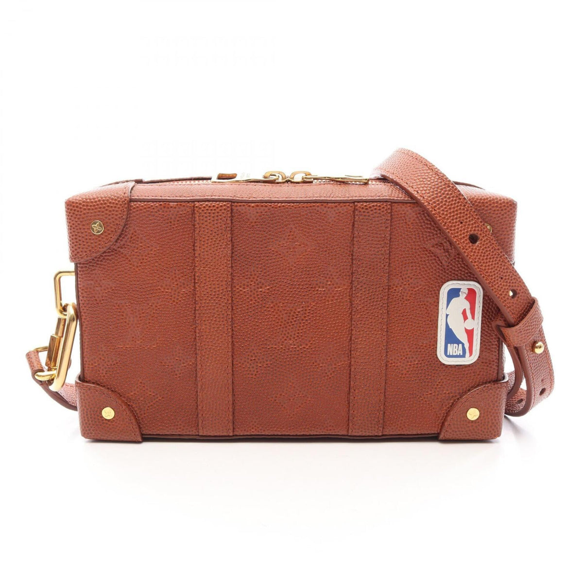 Louis Vuitton Brown Leather Handbag Shoulder Bag (Pre-Owned)