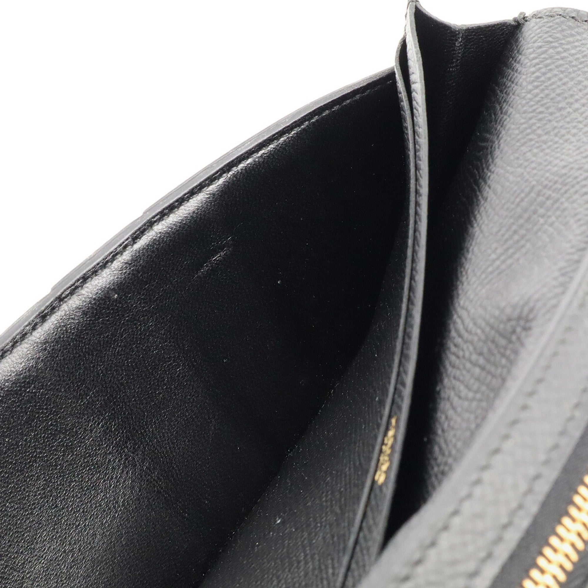 Hermes Black Epsom Leather Long Wallet (Bi-Fold) (Pre-Owned)