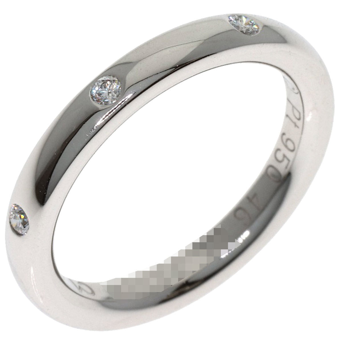 Van Cleef & Arpels Platinum 950 Band Ring (Pre-Owned)