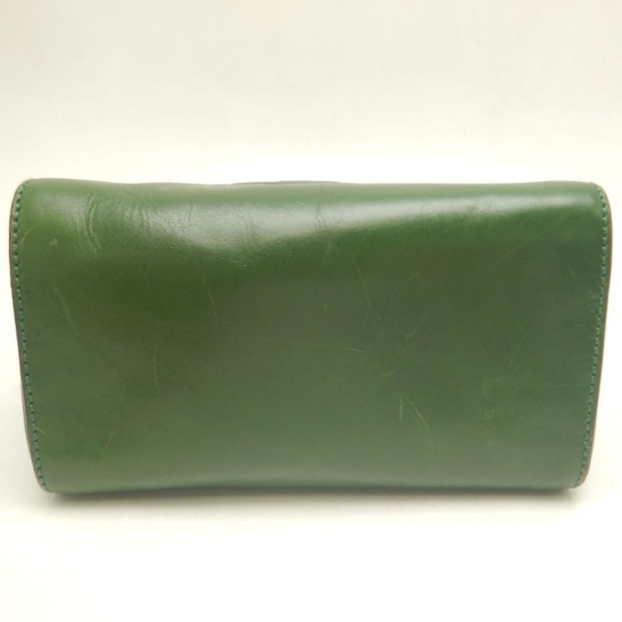 Fendi Green Leather Handbag (Pre-Owned)