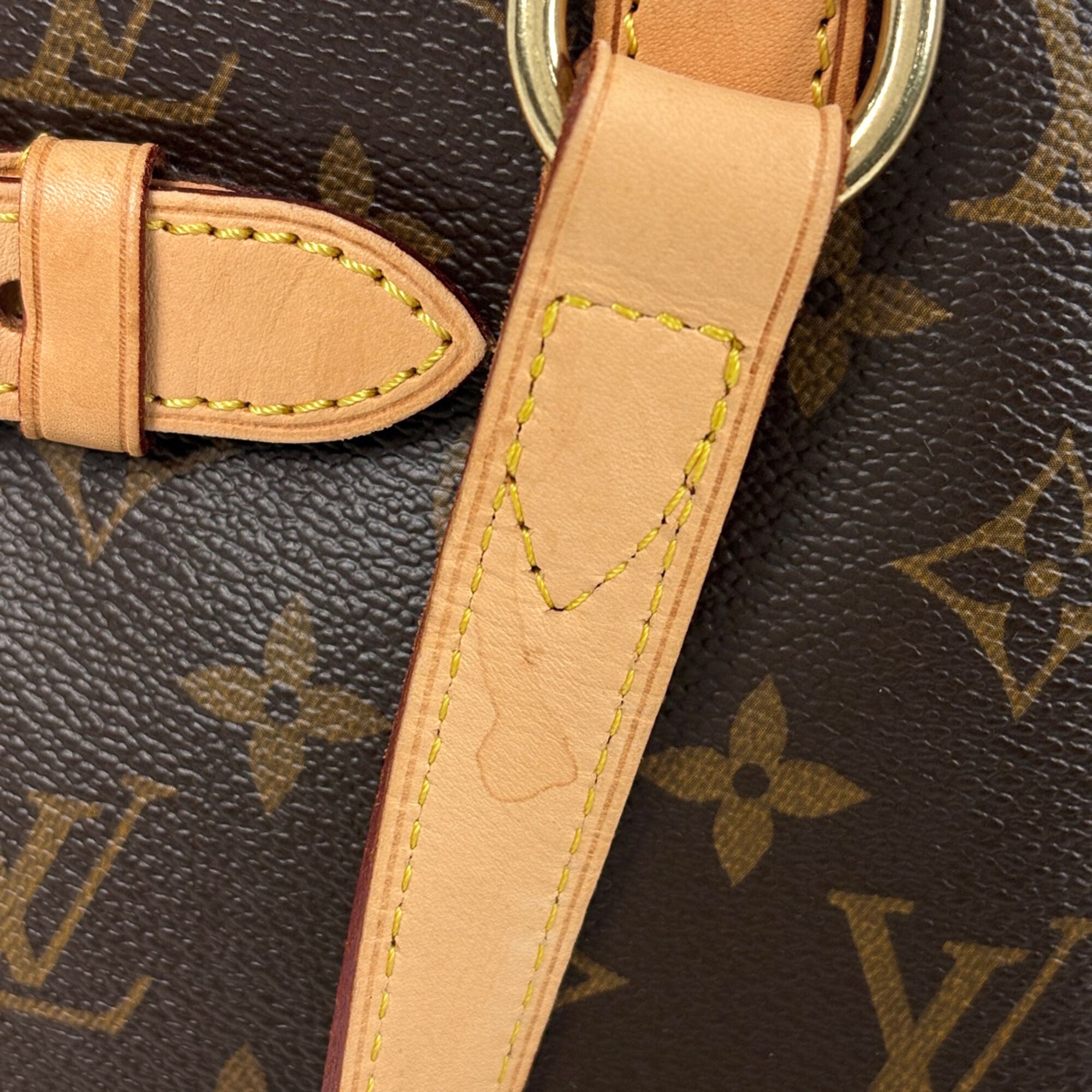 Louis Vuitton Brown Monogram Shoulder Bag Tote Bag (Pre-Owned)