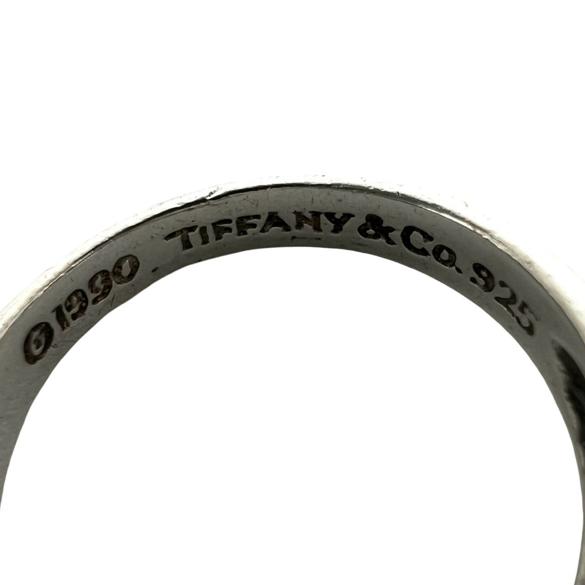 Tiffany Silver Silver 925 Band Ring (Pre-Owned)