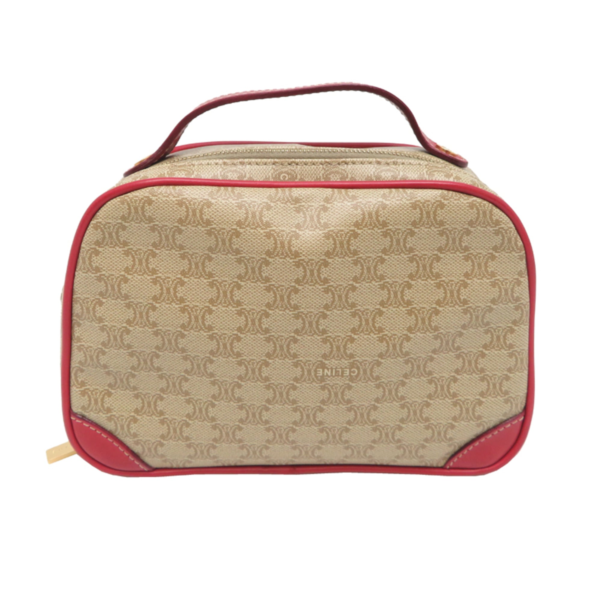 Celine Beige Red Color Handbag (Pre-Owned)