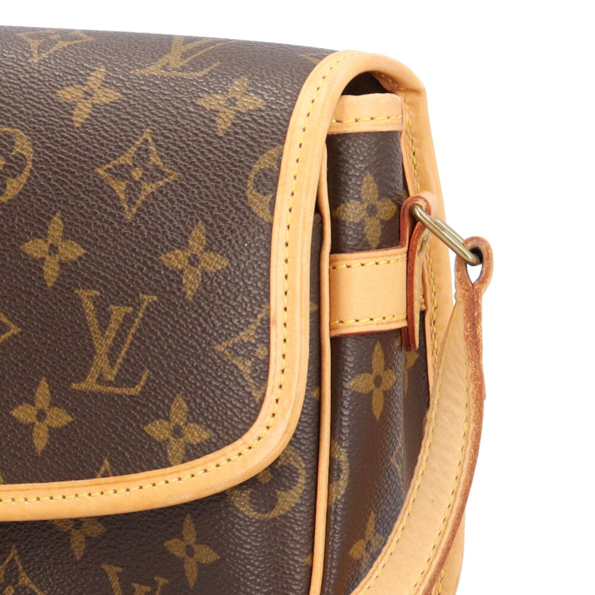 Louis Vuitton Brown Monogram Canvas Shoulder Bag (Pre-Owned)
