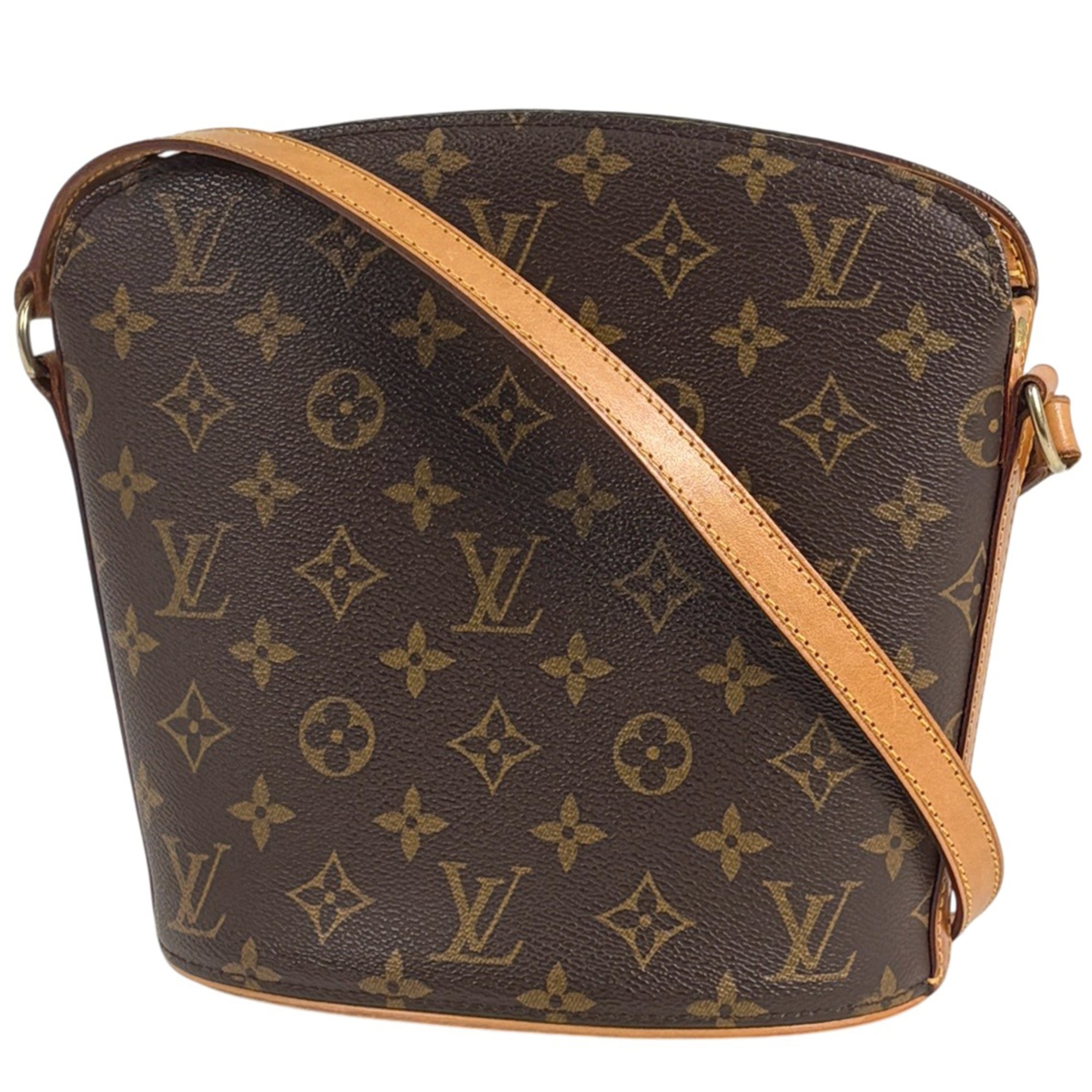 Louis Vuitton Brown Monogram Shoulder Bag (Pre-Owned)
