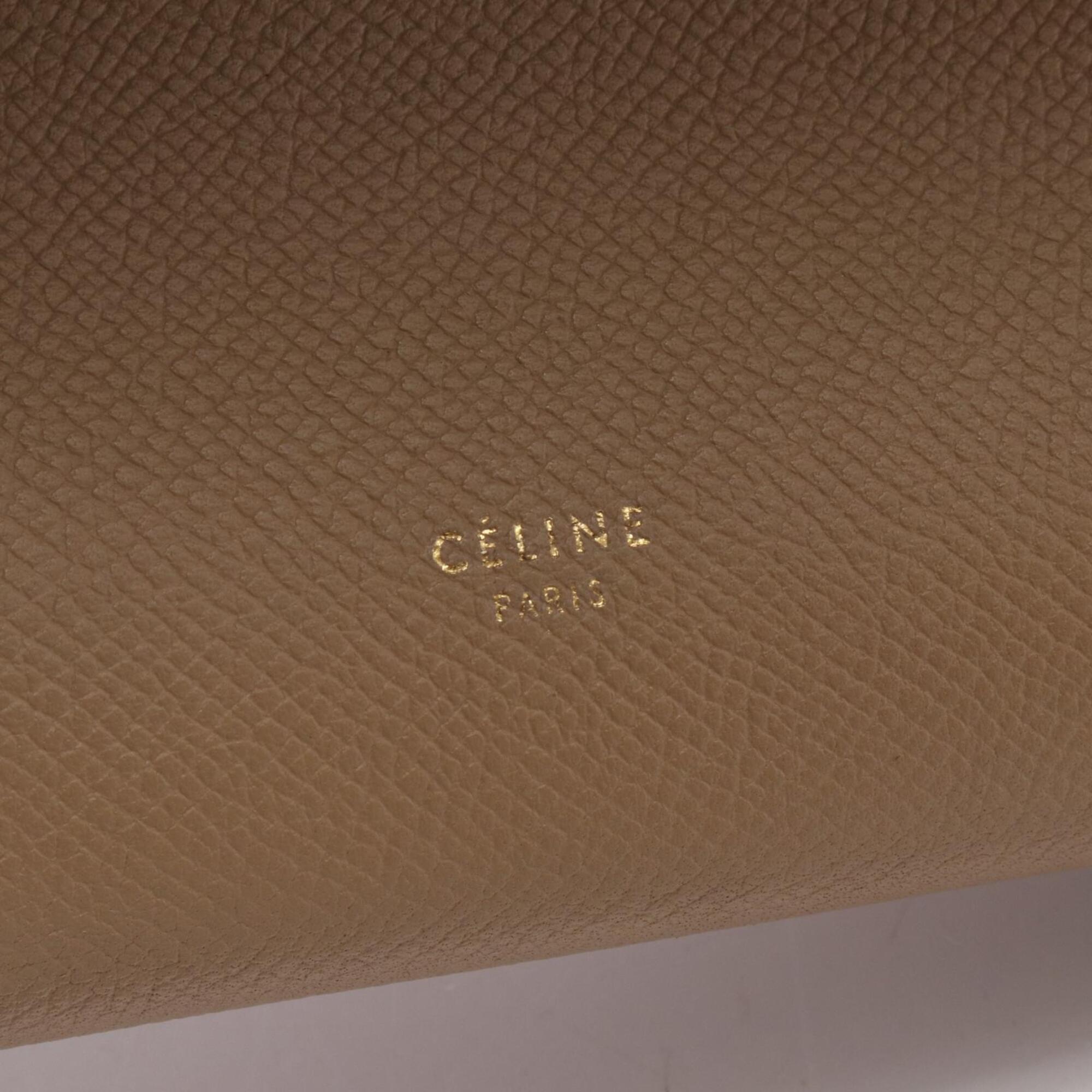 Celine Beige Leather Handbag (Pre-Owned)