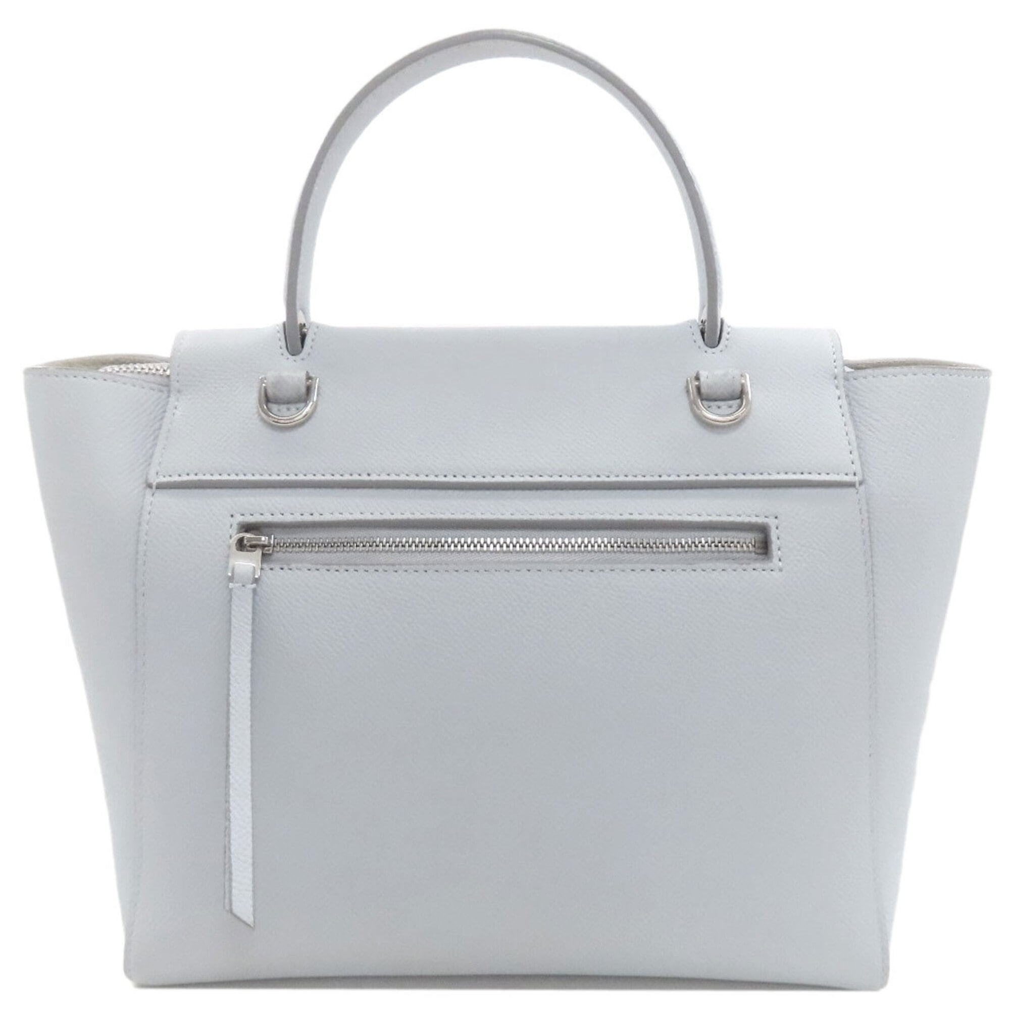 Celine Light Blue Leather Handbag (Pre-Owned)