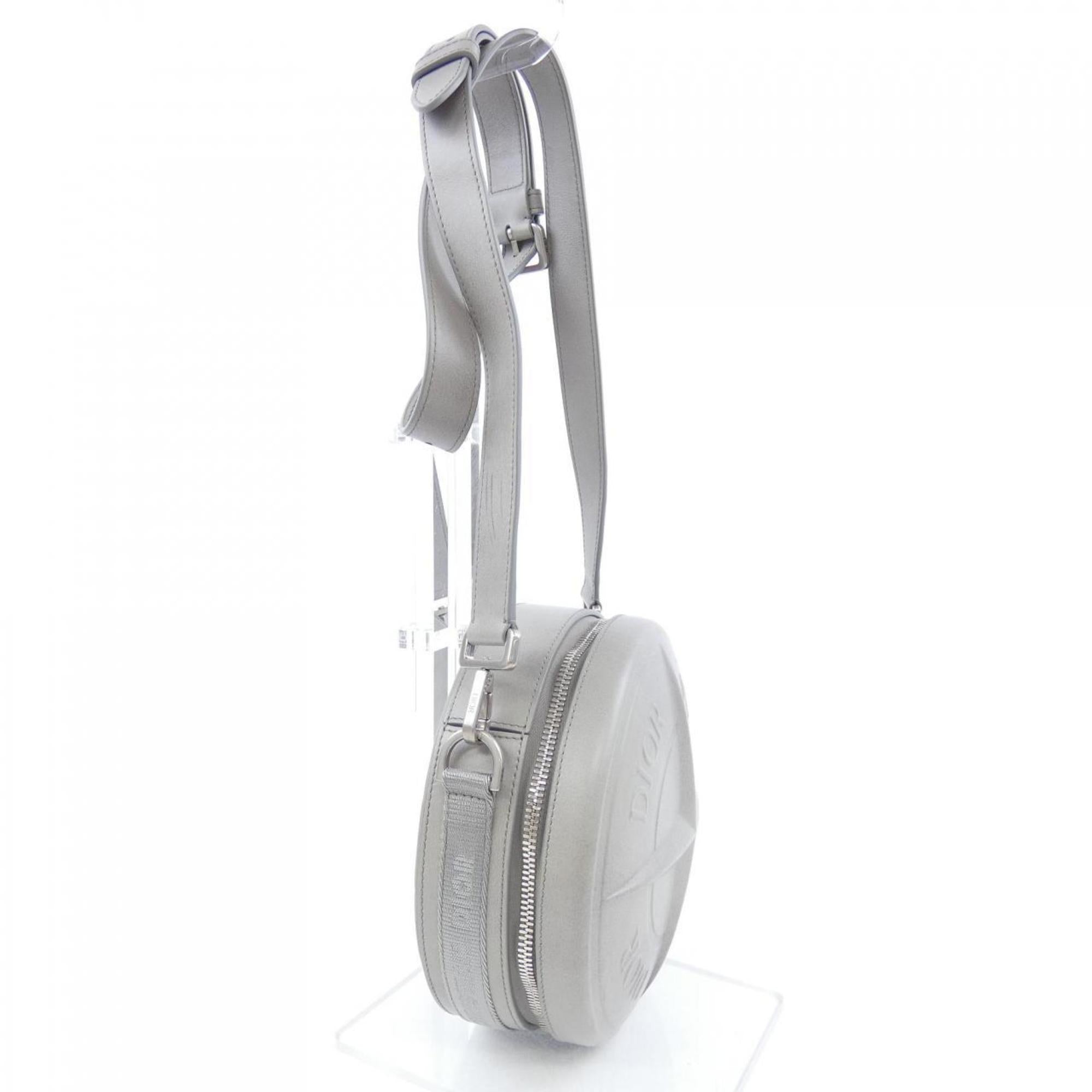 Christian Dior Gray Handbag Shoulder Bag (Pre-Owned)
