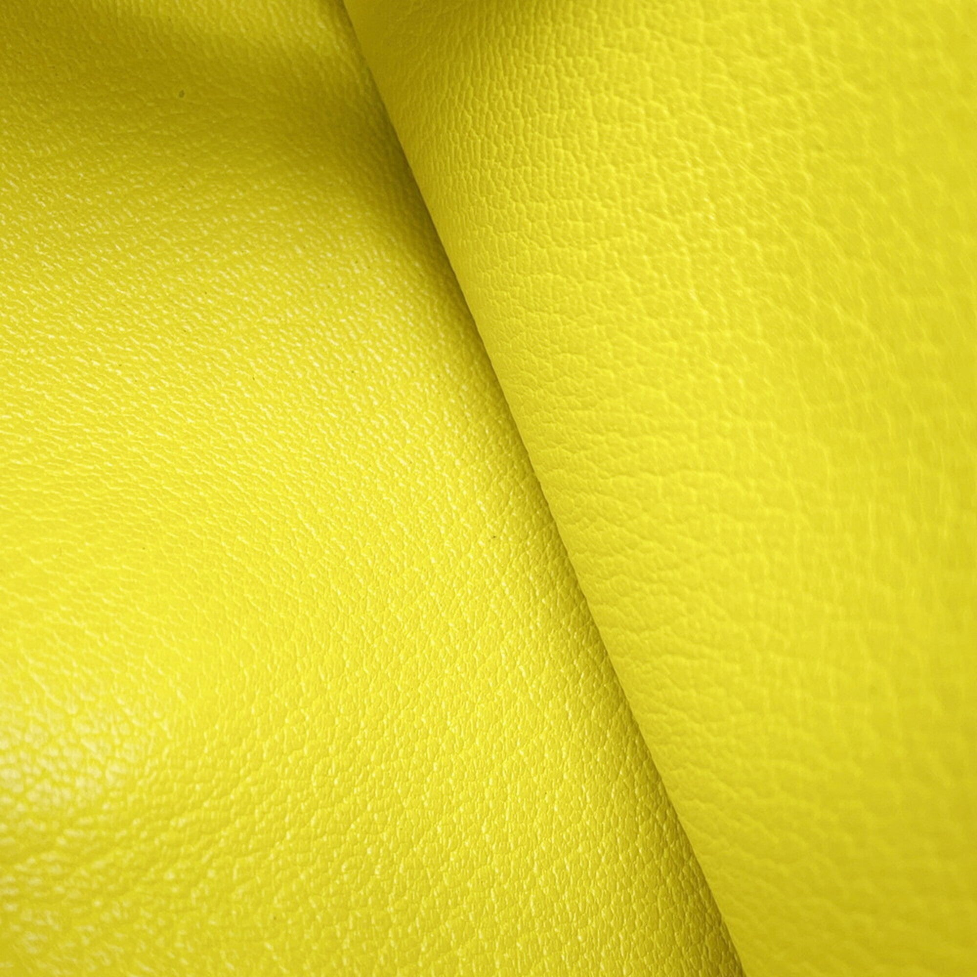 Hermes Lime Chevre Myzore Leather Clutch Bag Handbag (Pre-Owned)