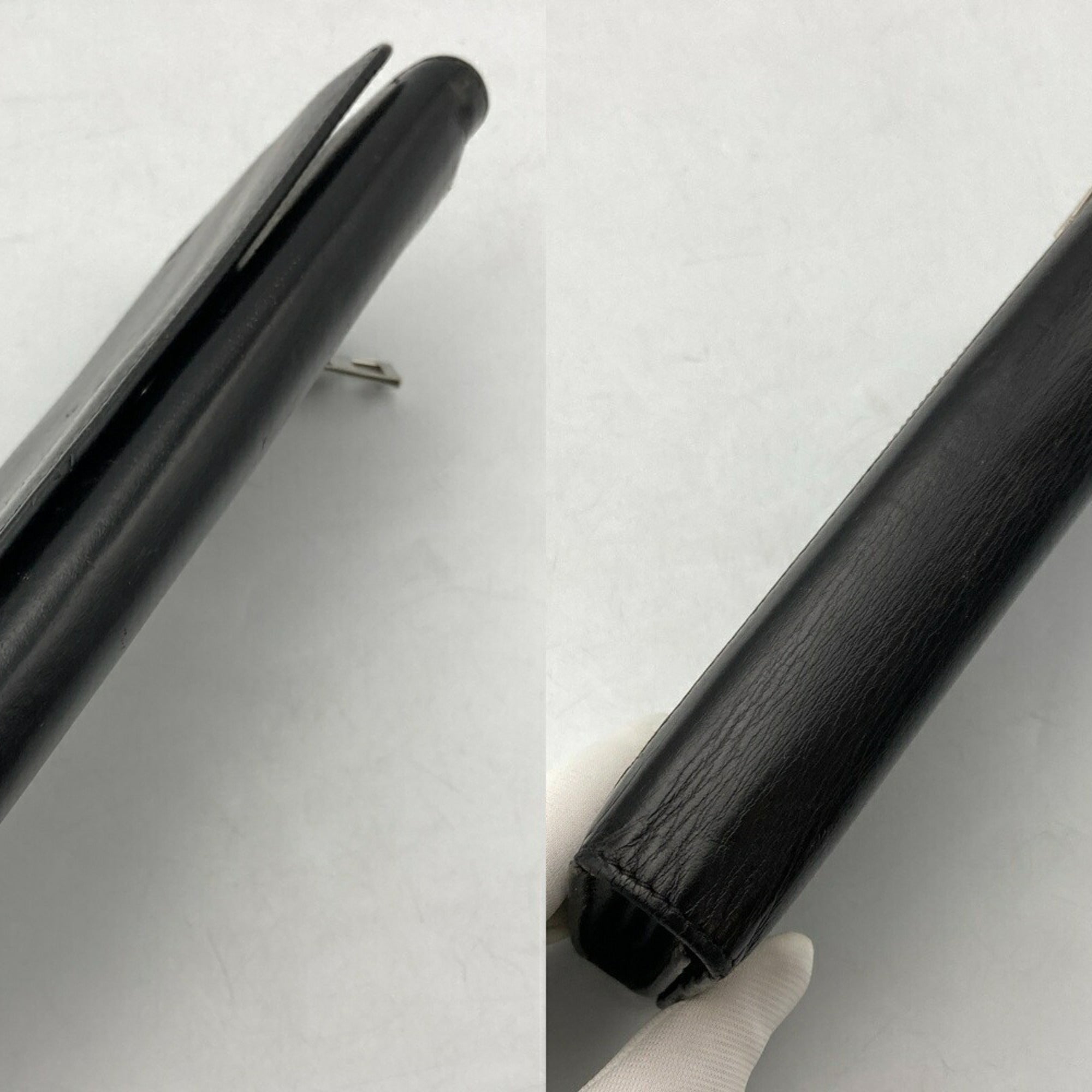 Loewe Black Leather Long Wallet (Bi-Fold) (Pre-Owned)