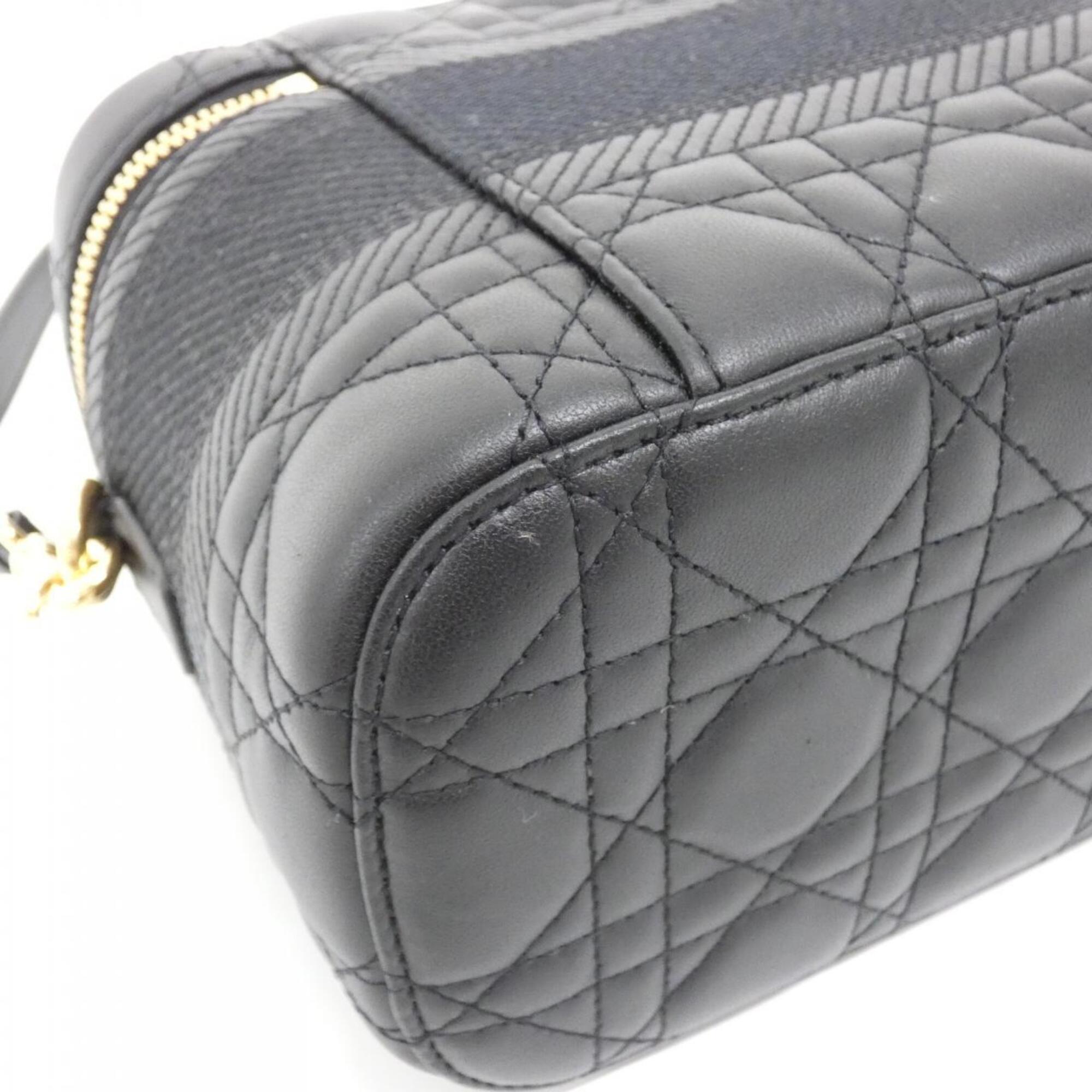 Christian Dior Black Leather Handbag (Pre-Owned)