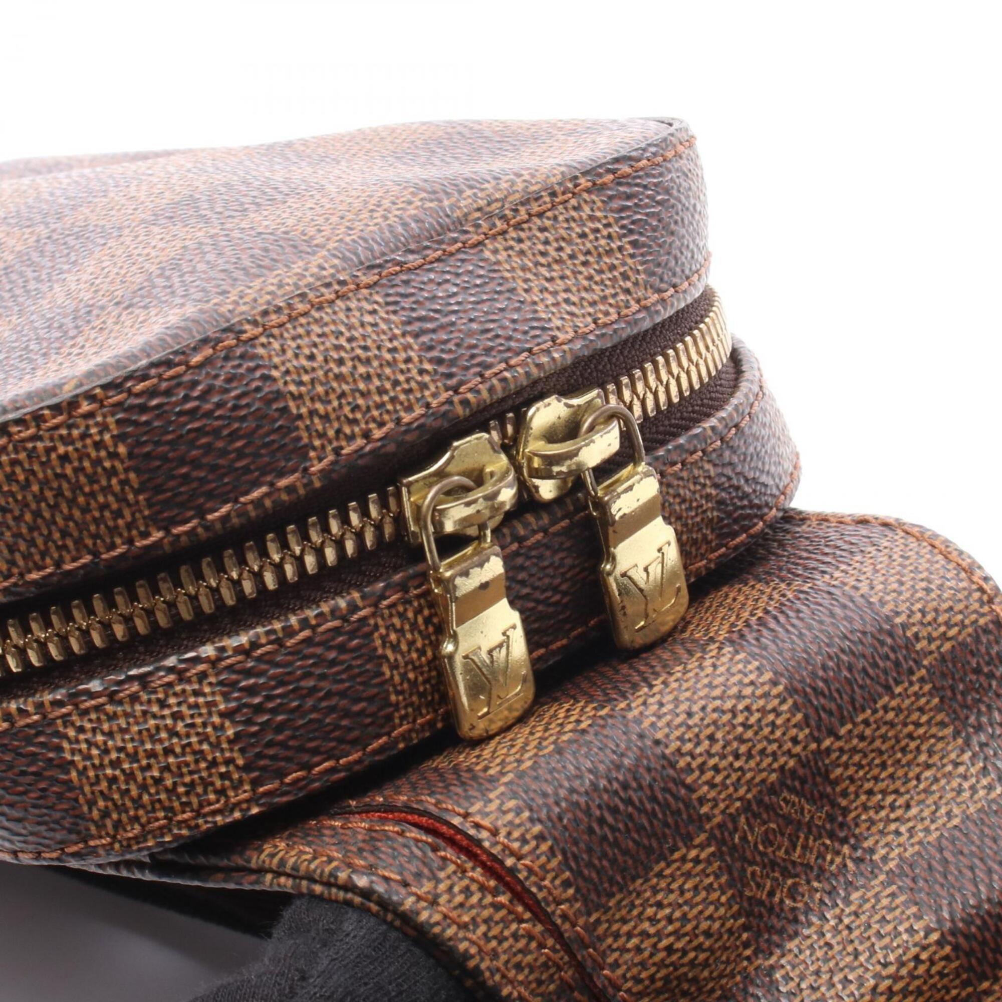Louis Vuitton Brown Coated Canvas Pvc Fanny Pack Handbag (Pre-Owned)