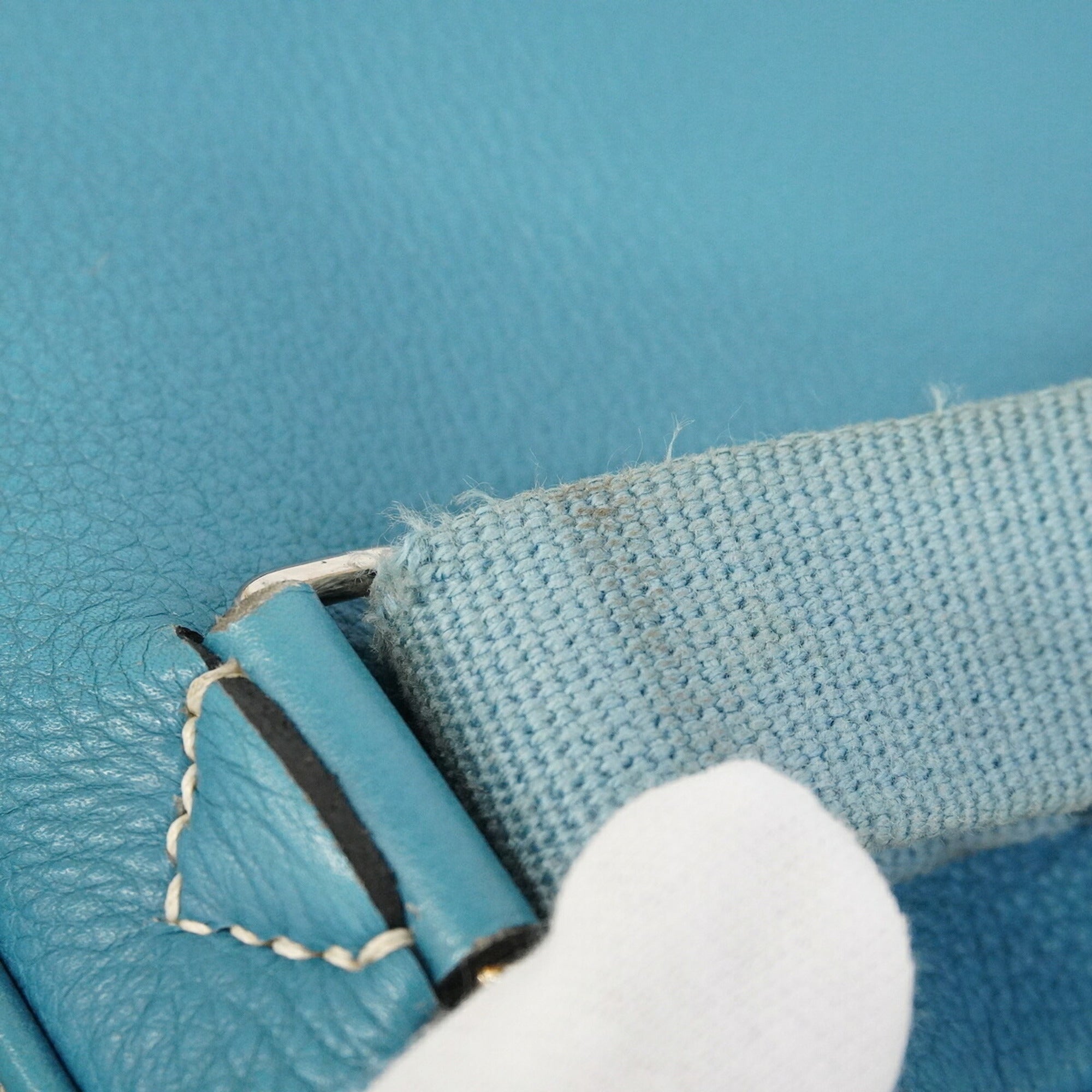 Hermes Blue Jean Ardennes Leather Backpack (Pre-Owned)