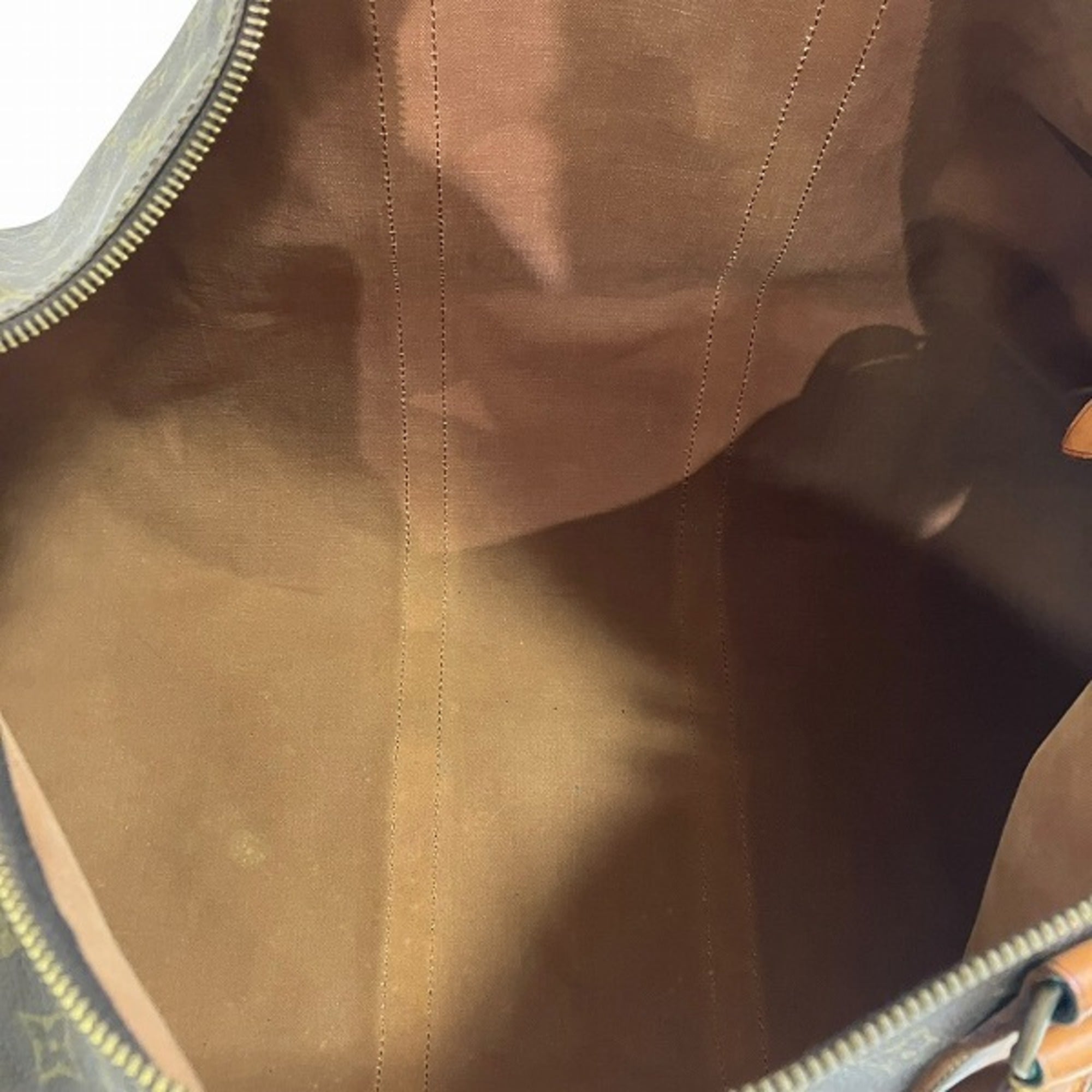 Louis Vuitton Brown Monogram Boston Bag Handbag (Pre-Owned)