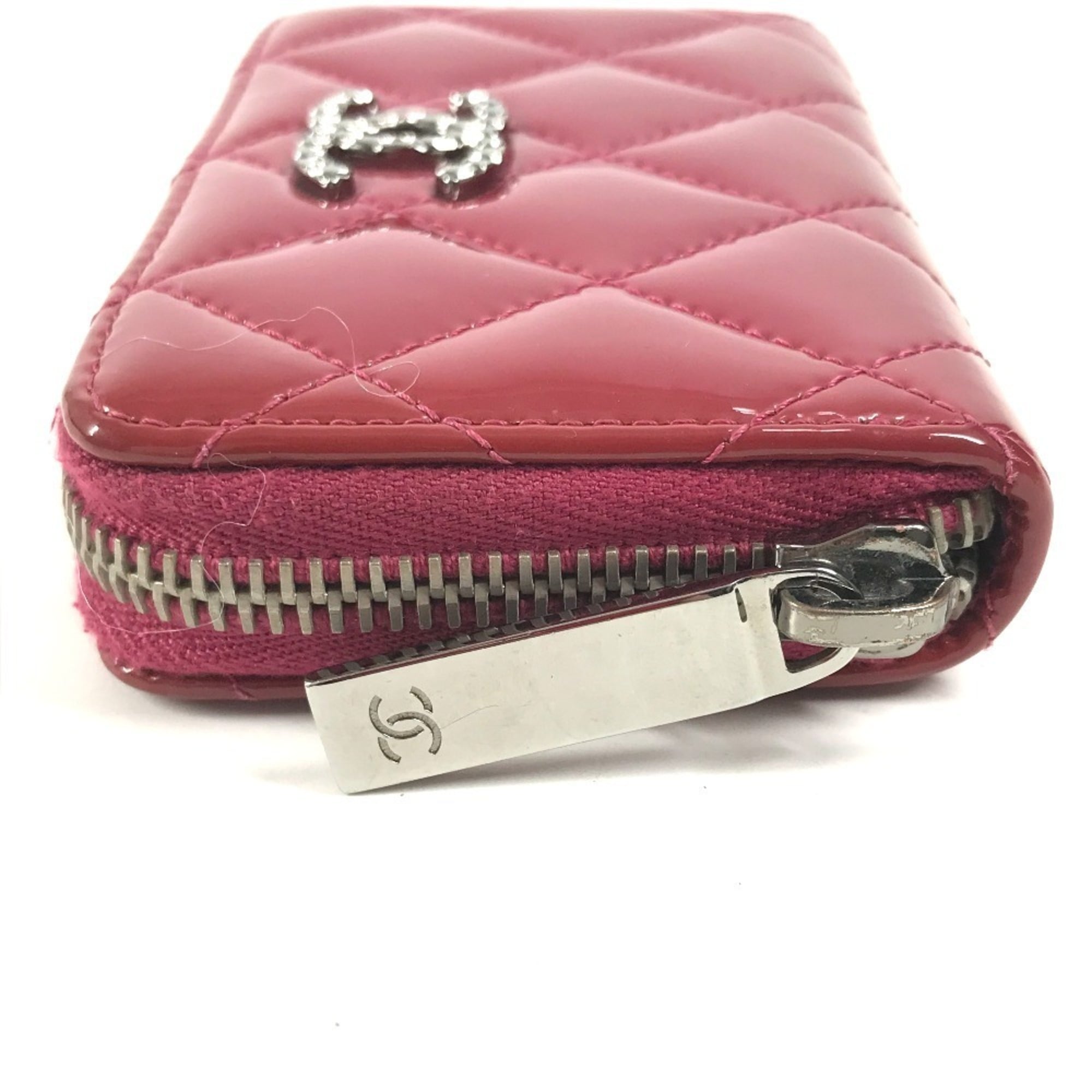 Chanel Pink Quilting Coin Purse/Coin Case (Pre-Owned)