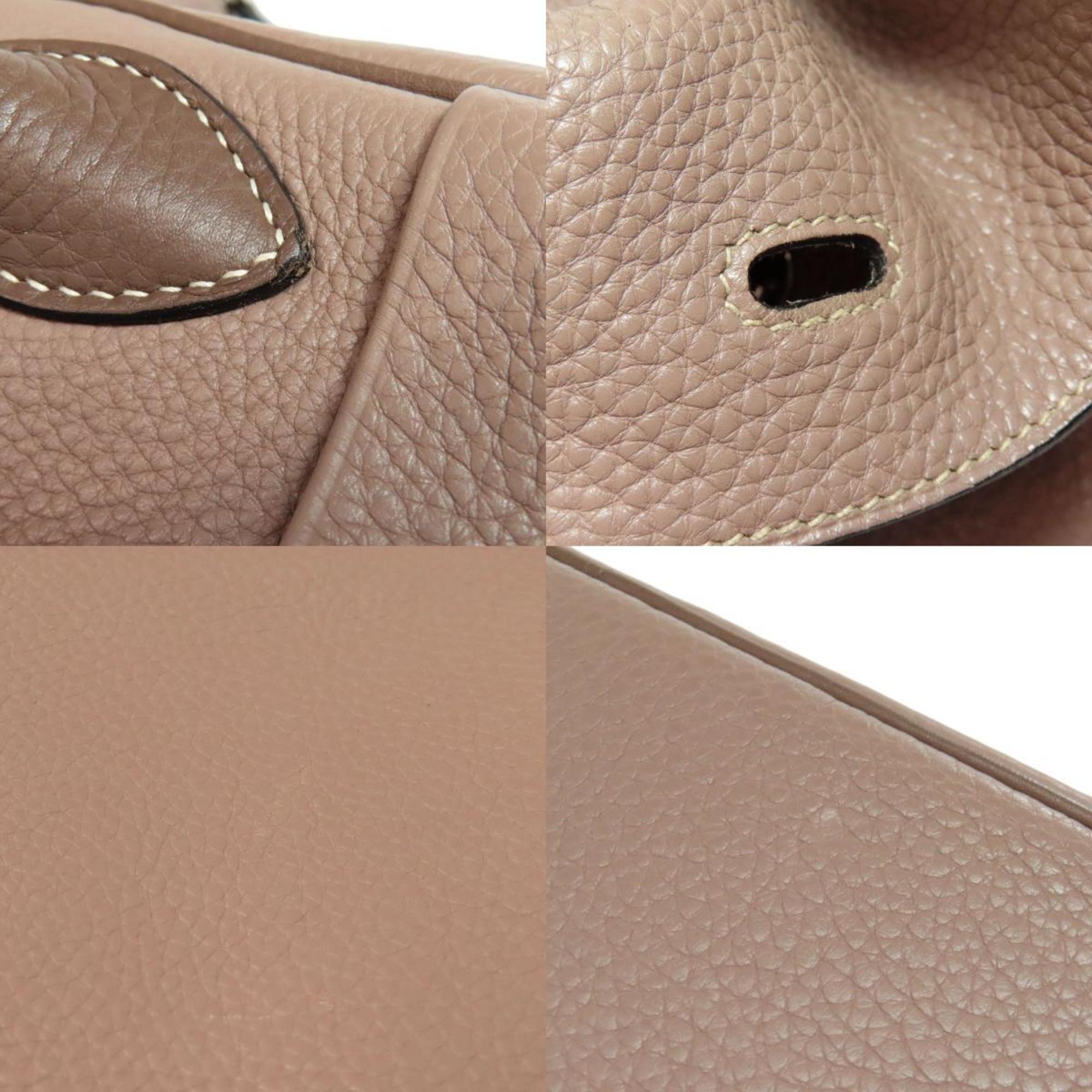 Hermes Lindy Etoupe Gray Gris Tourterelle Handbag (Pre-Owned)