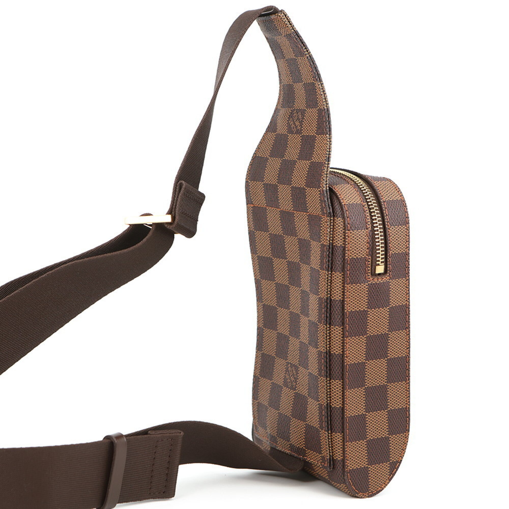 Louis Vuitton Damier Brown Damier Canvas Ebene Shoulder Bag Sling Bag (Pre-Owned)