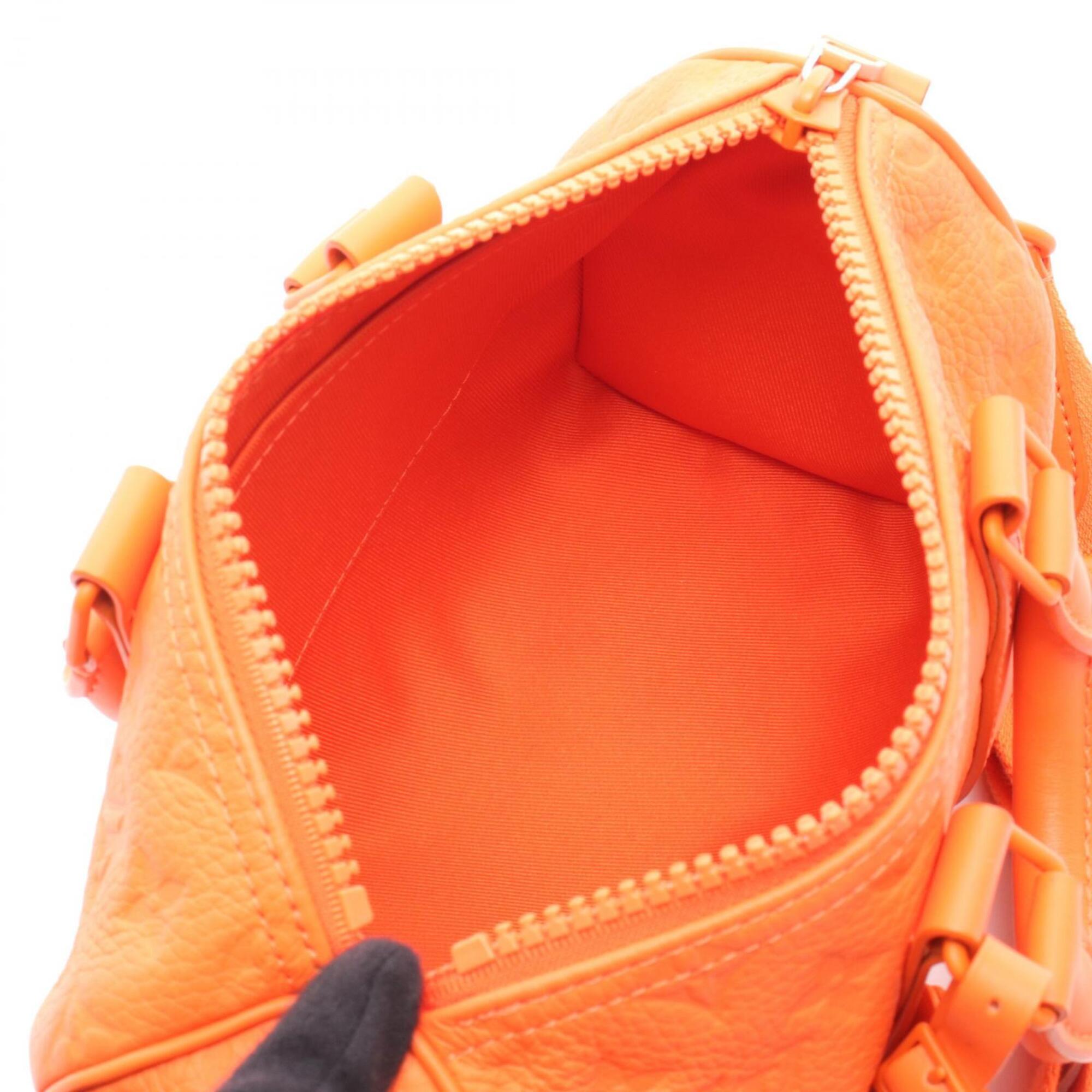 Louis Vuitton Orange Leather Handbag (Pre-Owned)