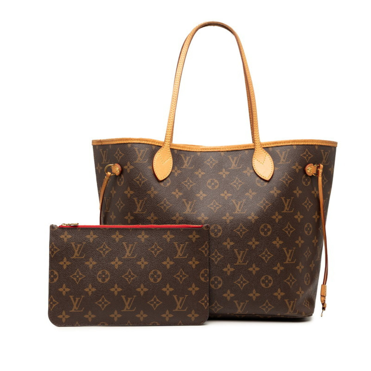 Louis Vuitton Brown Pvc Leather Tote Bag (Pre-Owned)