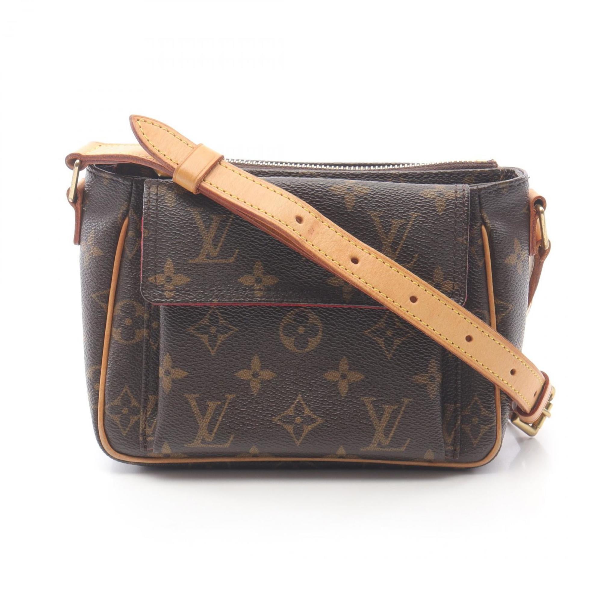 Louis Vuitton Brown Pvc Leather Shoulder Bag (Pre-Owned)