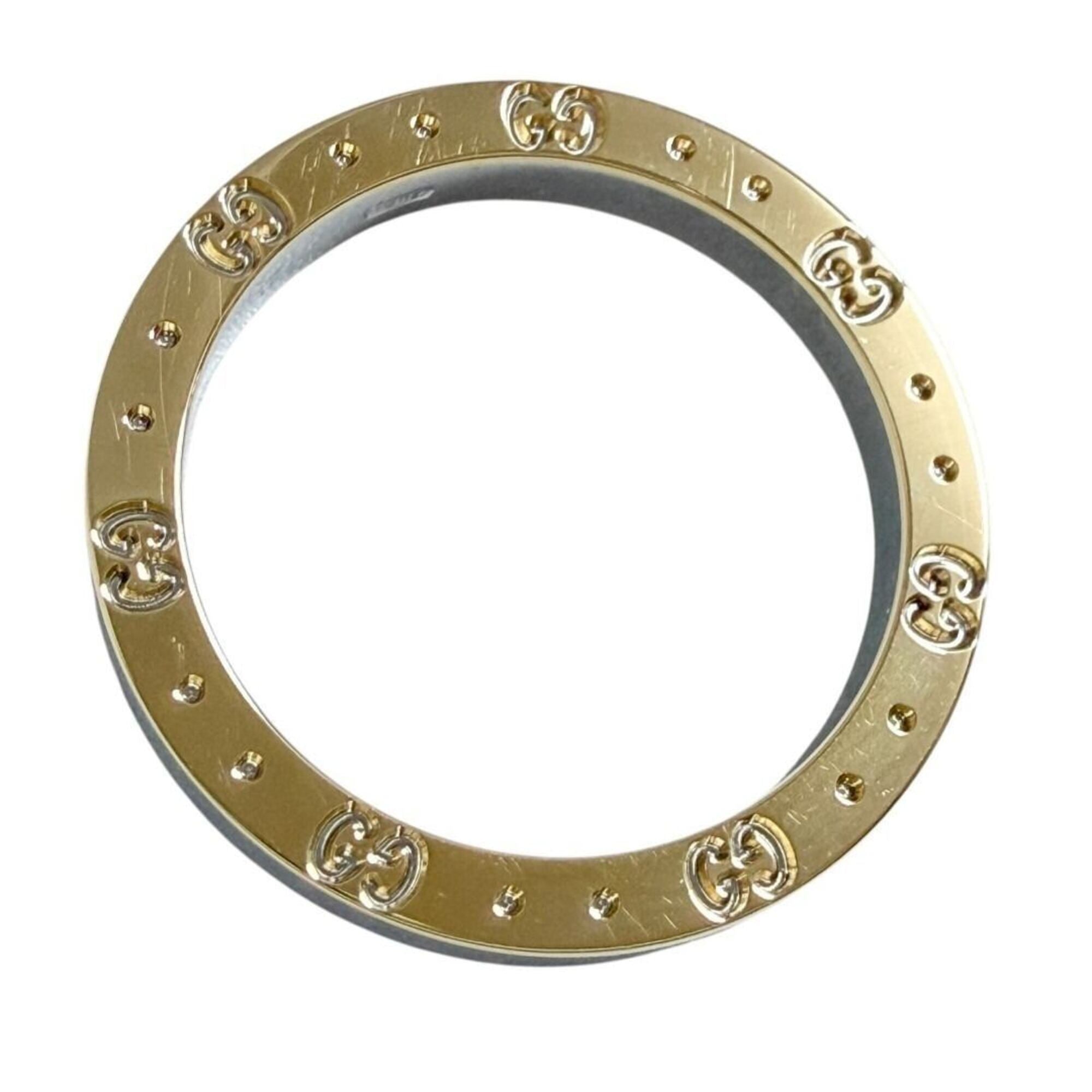Gucci Yellow Gold Yellow Gold (18K) Stainless Steel Band Ring (Pre-Owned)