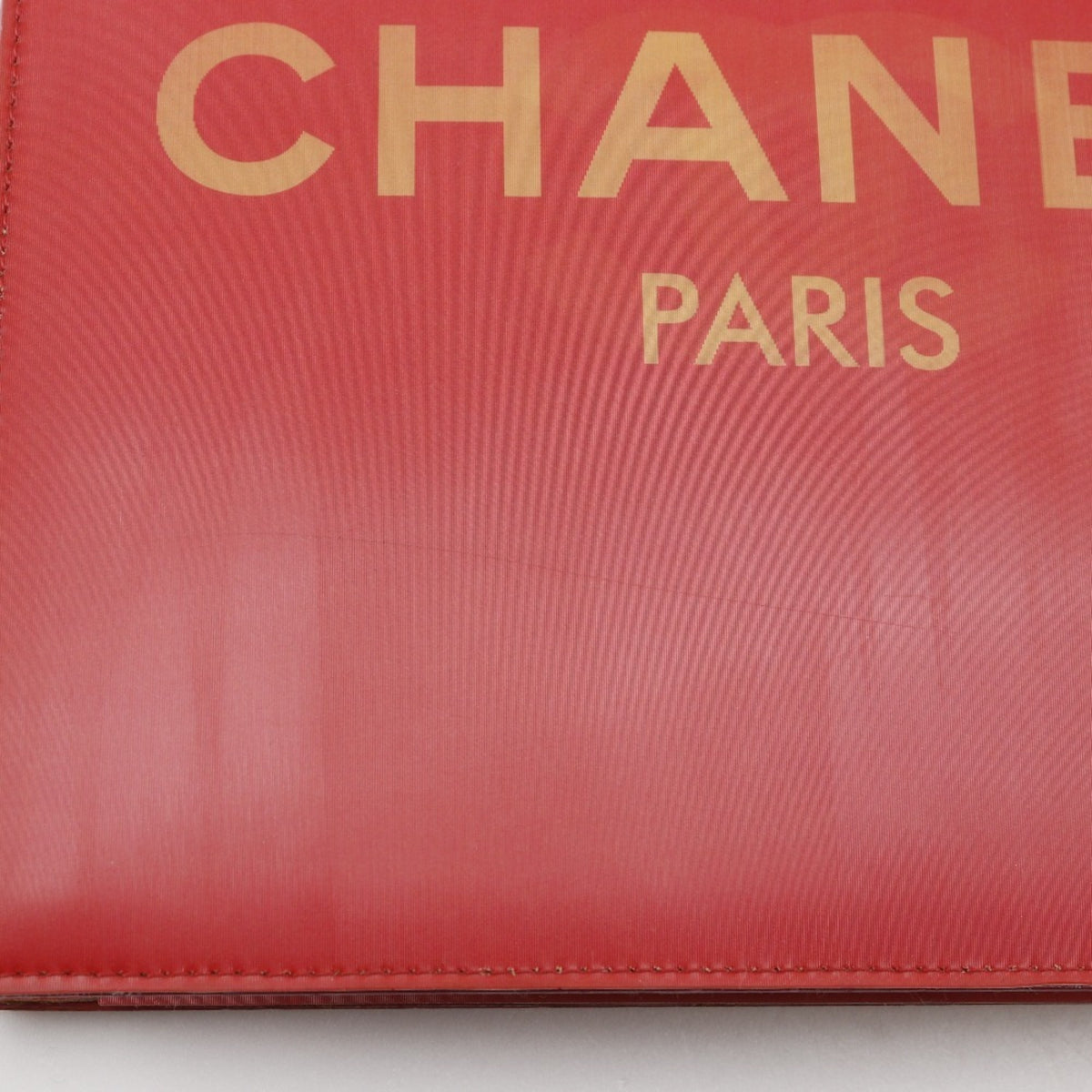 Chanel Red Color Vinyl Shoulder Bag (Pre-Owned)