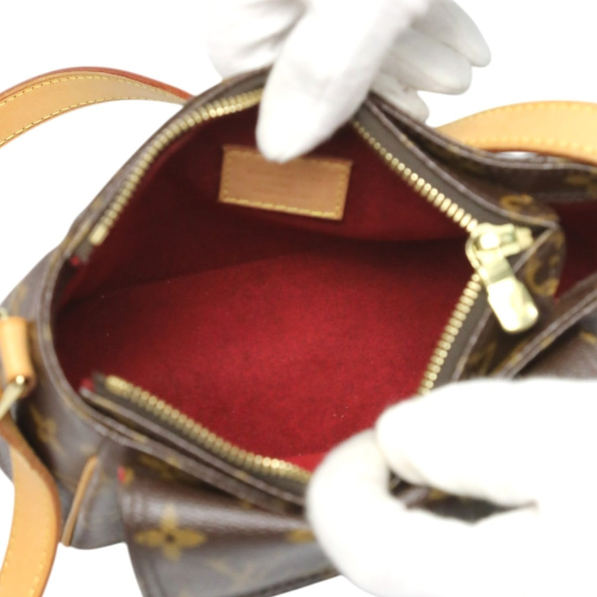 Louis Vuitton Brown Monogram Canvas Shoulder Bag (Pre-Owned)