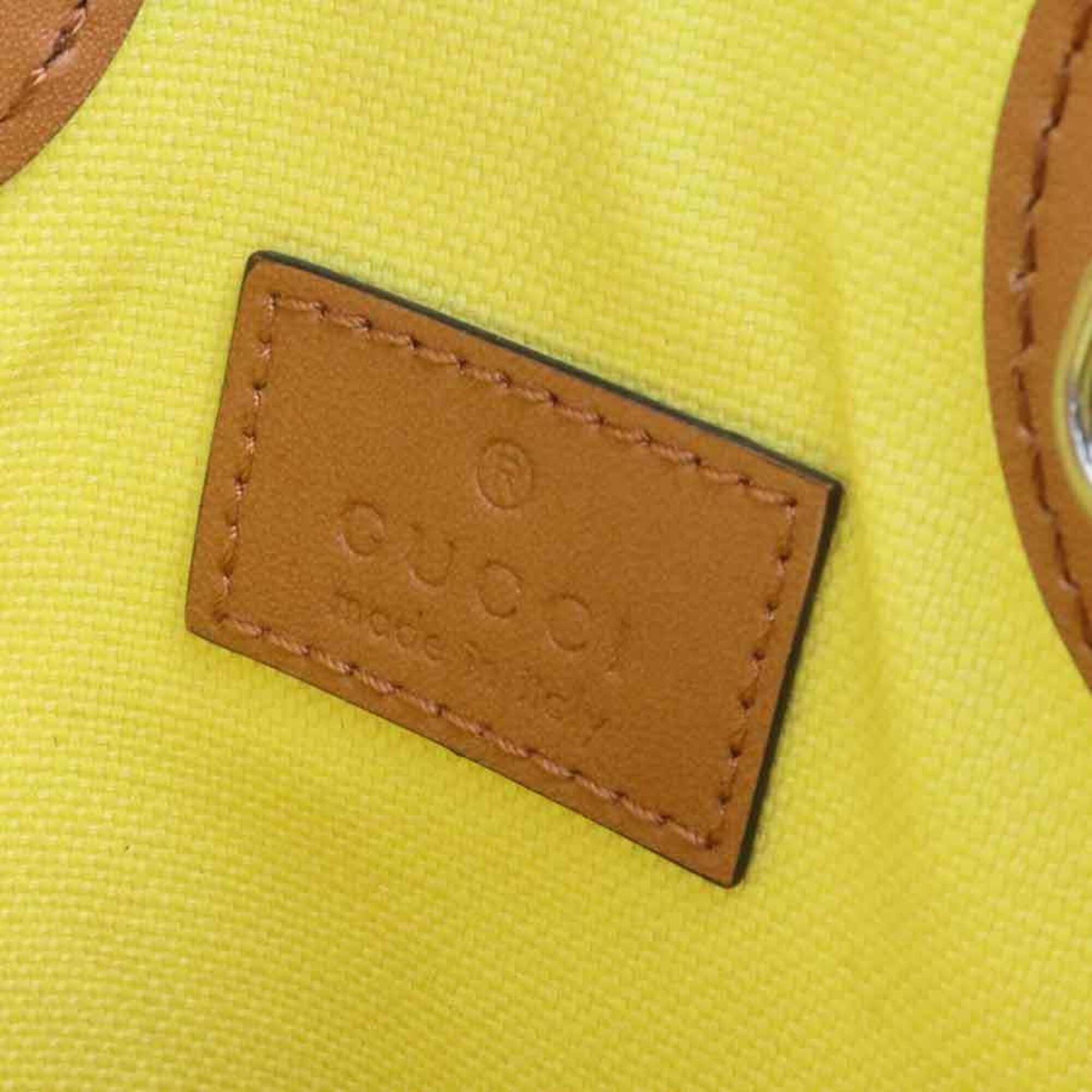 Gucci Multi-Color Straw Cotton Handbag (Pre-Owned)