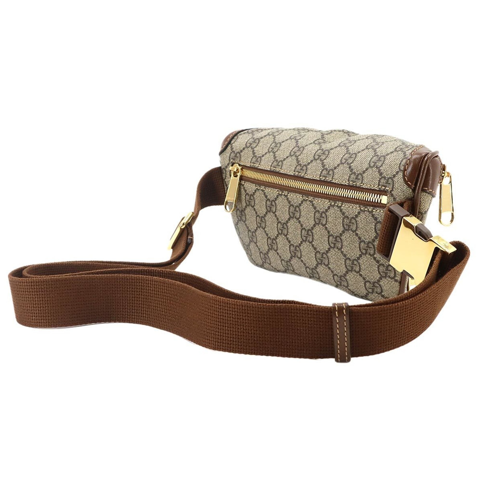 Gucci Gg Supreme Leather Fanny Pack (Pre-Owned)