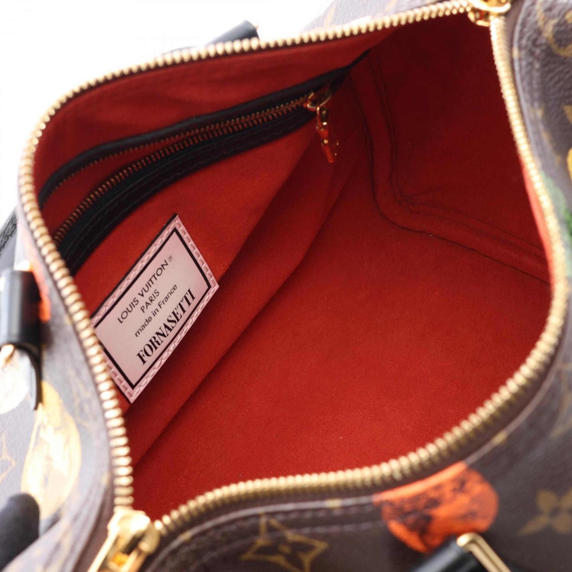 Louis Vuitton Brown Multi-Color Coated Canvas Leather Handbag (Pre-Owned)